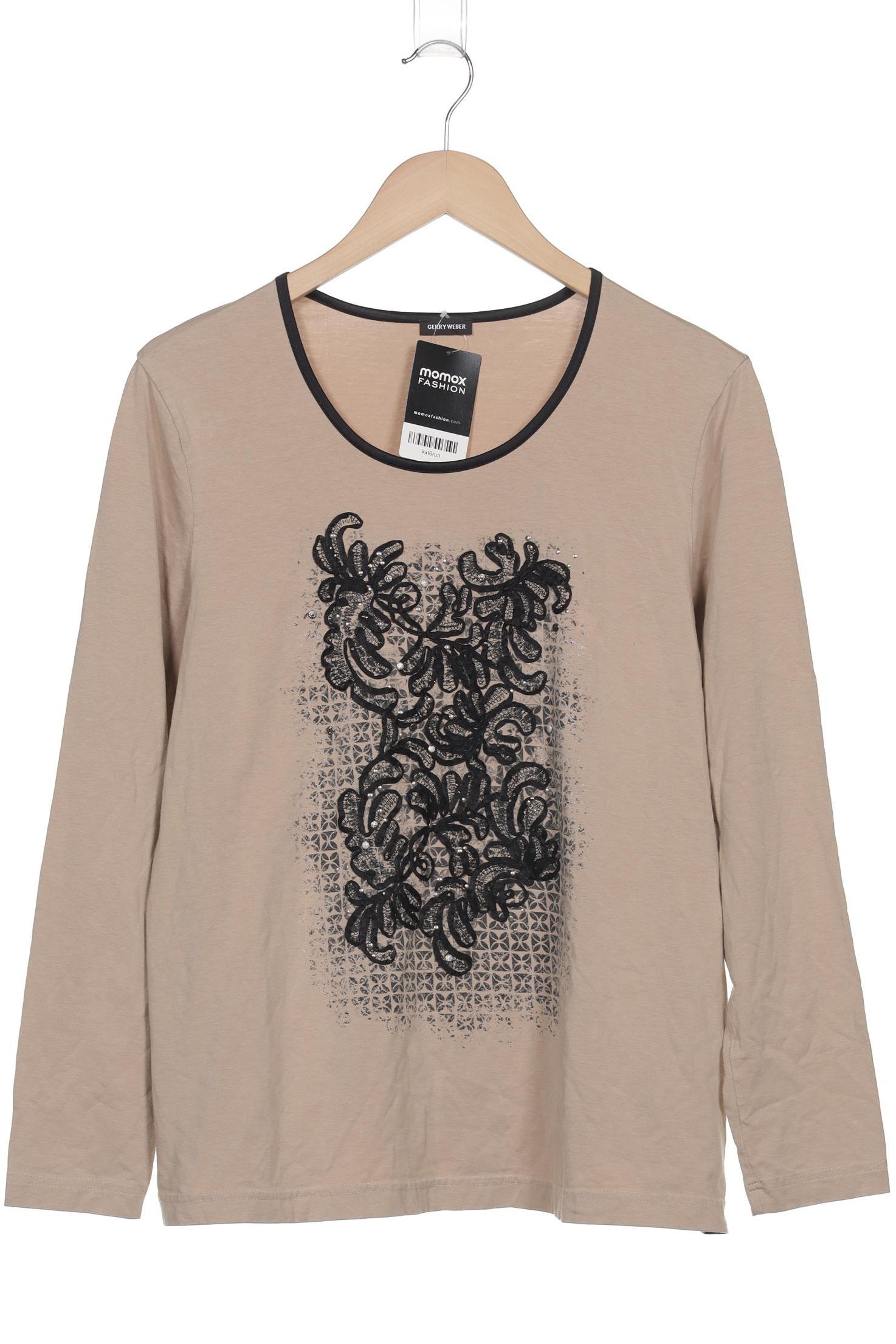 

Gerry Weber Damen Langarmshirt, beige, Gr. 46