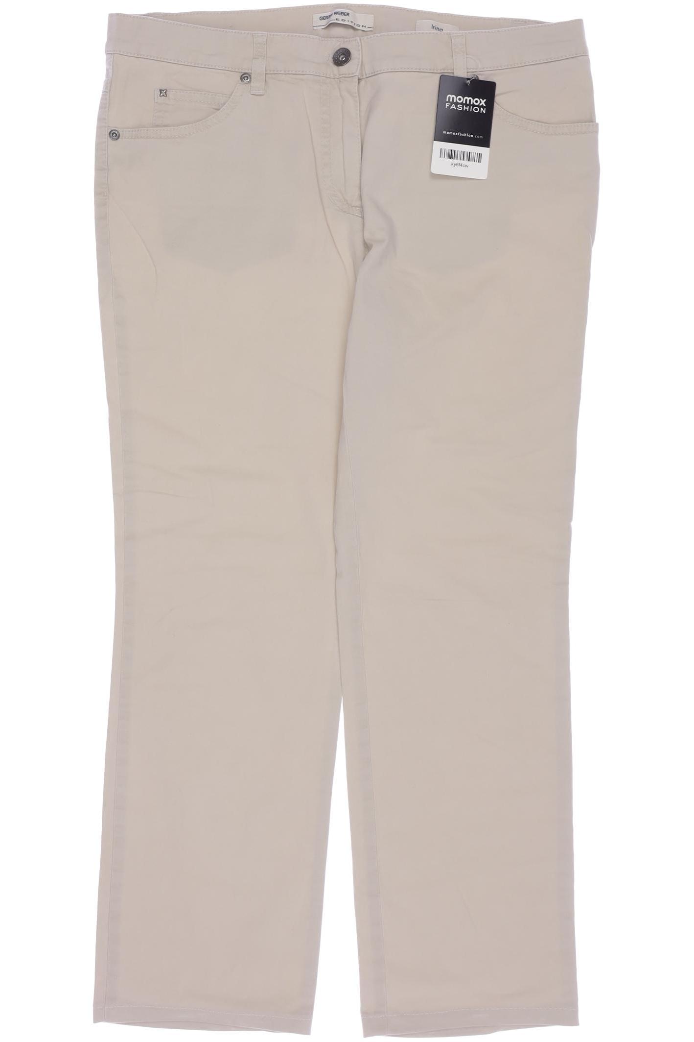 

Gerry Weber Damen Stoffhose, beige, Gr. 40