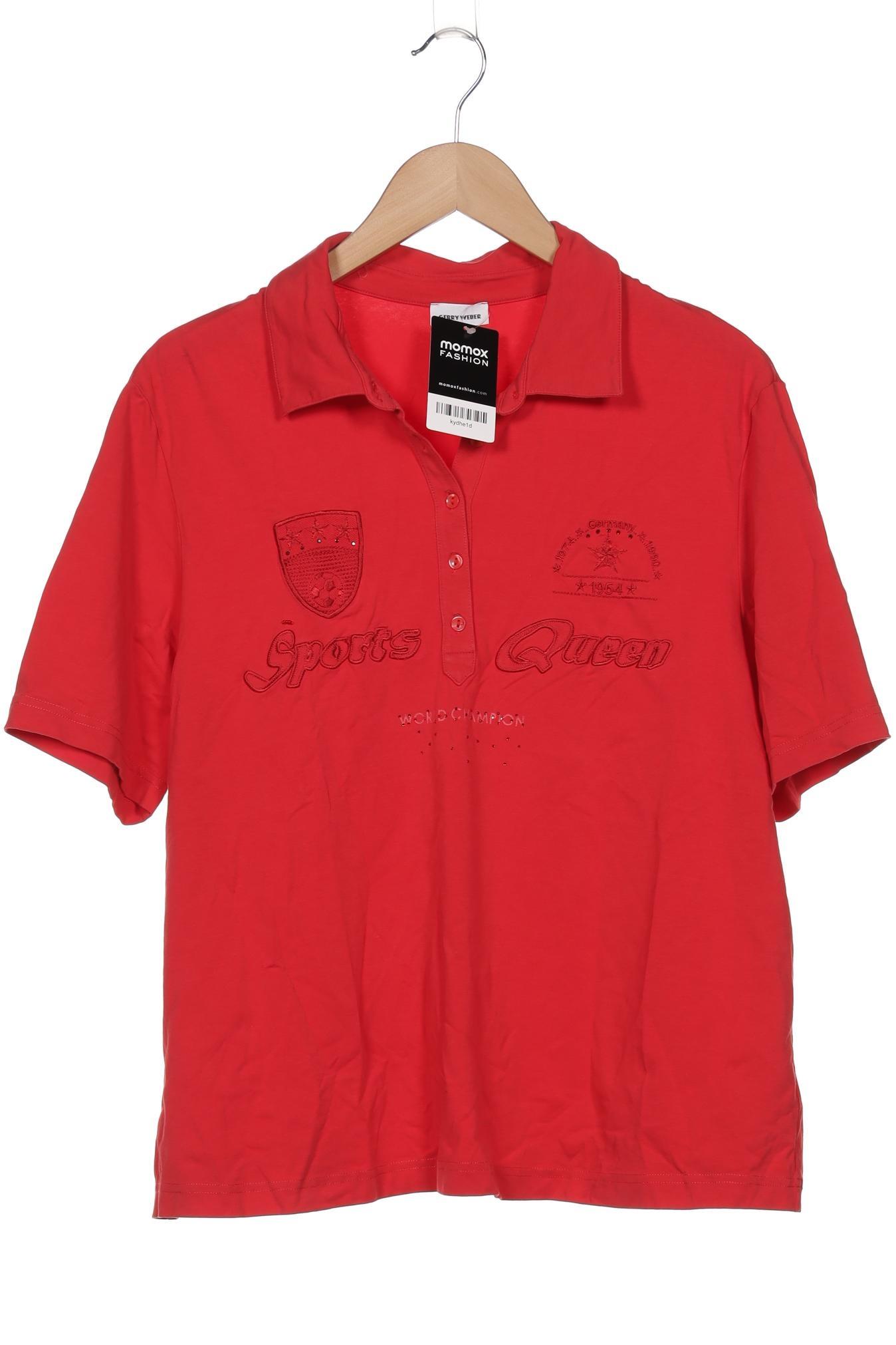 

Gerry Weber Damen Poloshirt, rot, Gr. 48