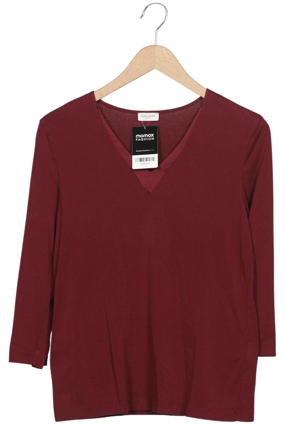 

Gerry Weber Damen Langarmshirt, bordeaux, Gr. 40