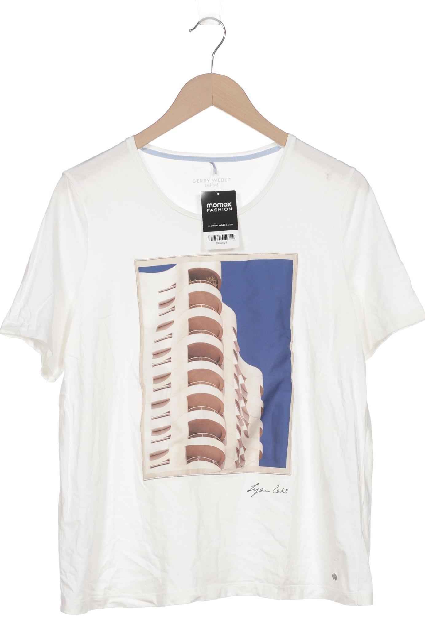 

Gerry Weber Damen T-Shirt, weiß, Gr. 44