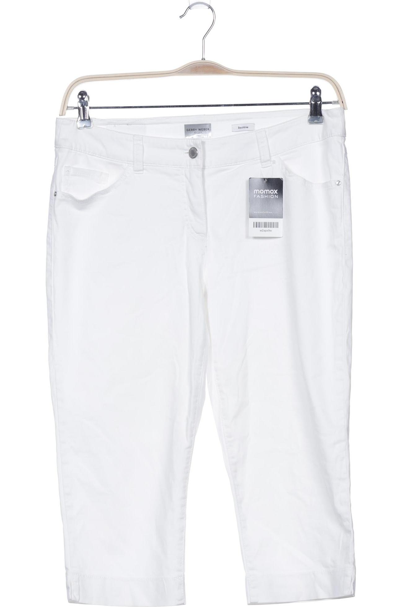 

Gerry Weber Damen Stoffhose, weiß, Gr. 42