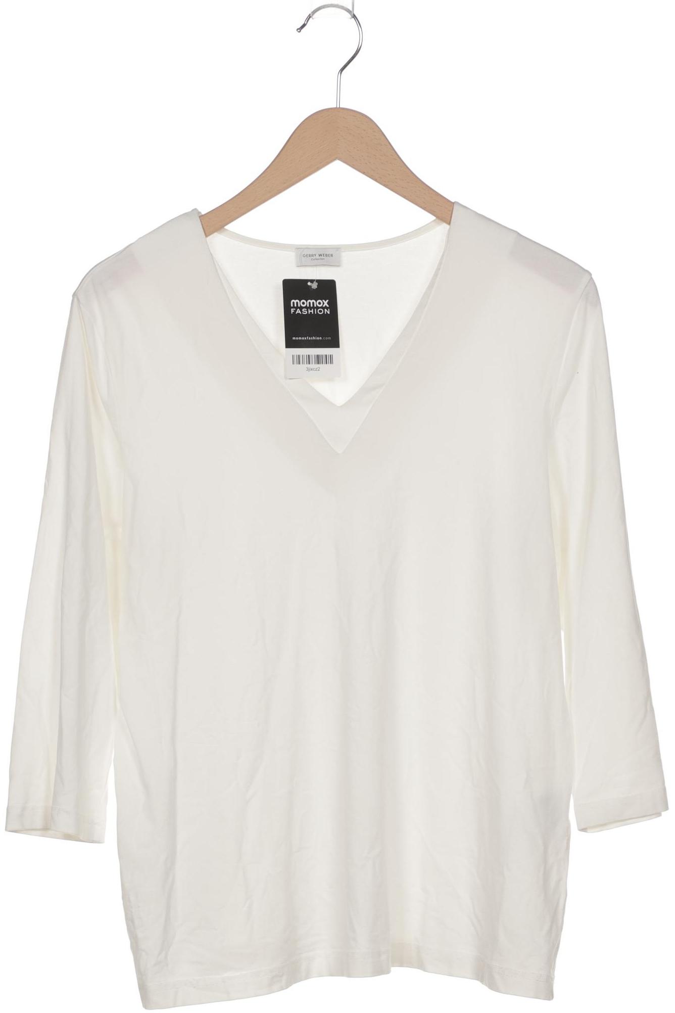 

Gerry Weber Damen Langarmshirt, weiß, Gr. 44