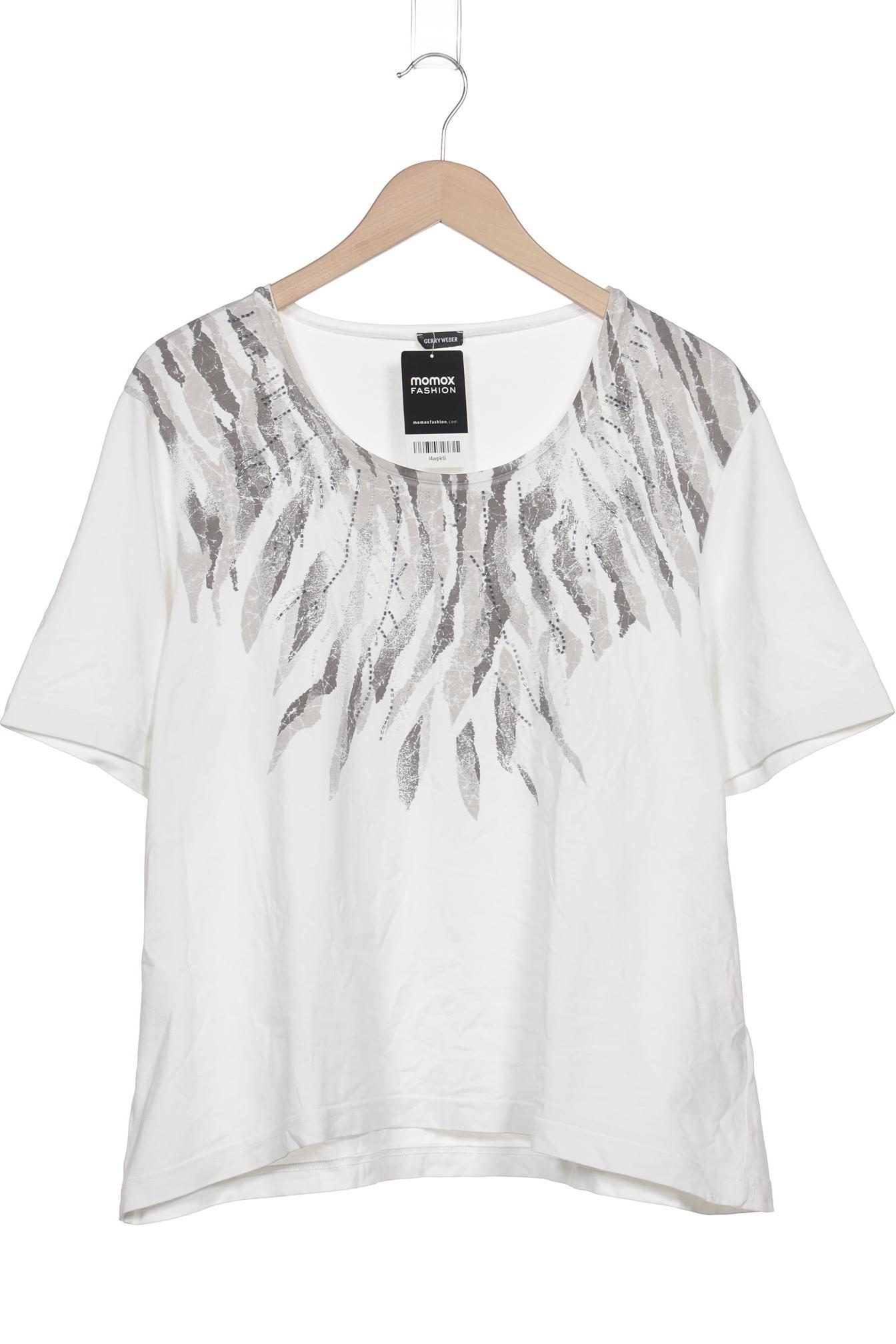 

Gerry Weber Damen T-Shirt, weiß, Gr. 48