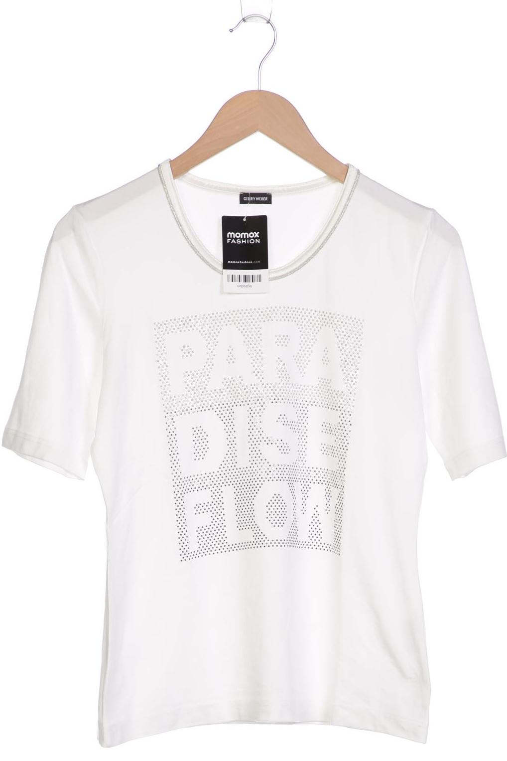 

Gerry Weber Damen T-Shirt, weiß, Gr. 38