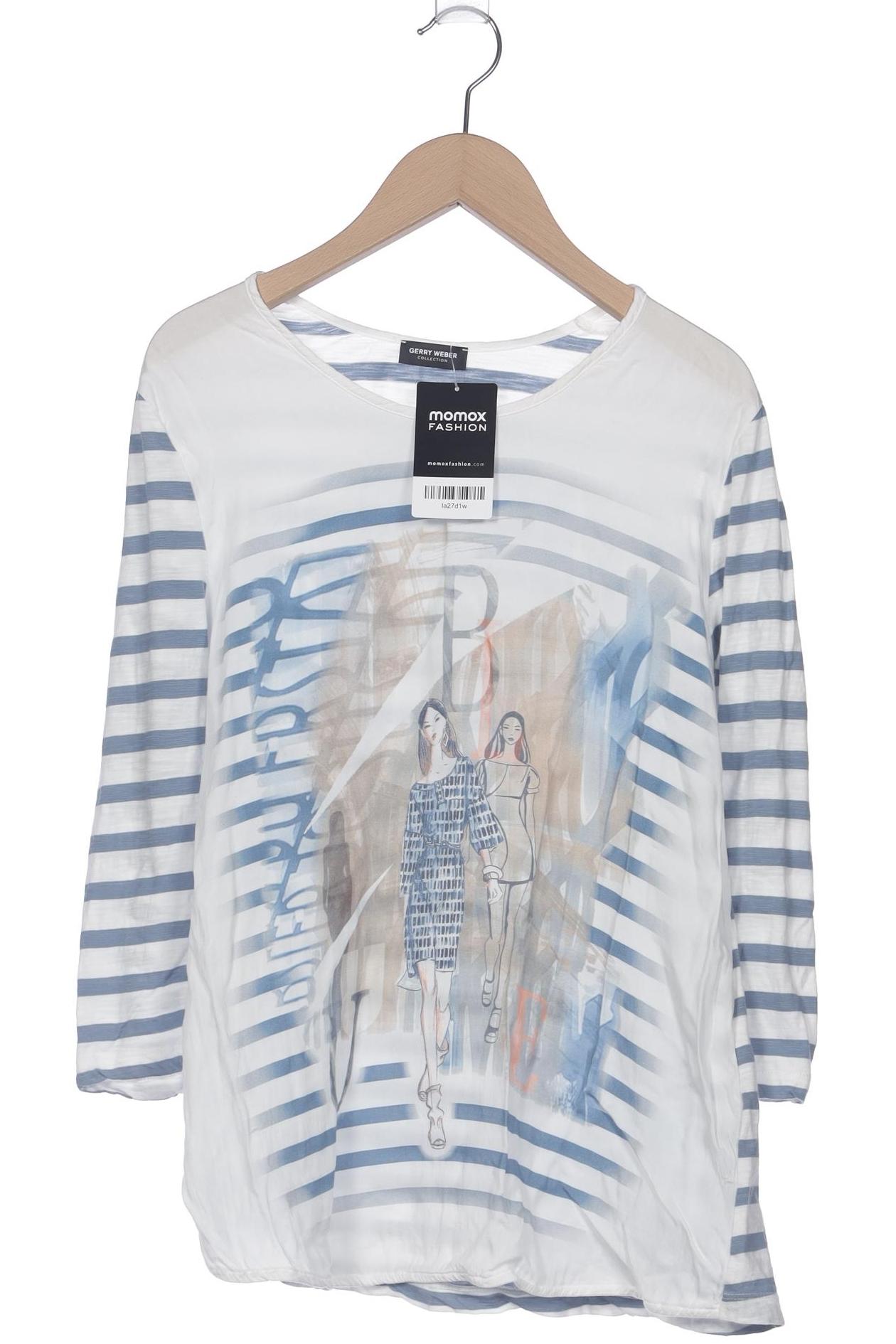 

Gerry Weber Damen Langarmshirt, weiß, Gr. 40