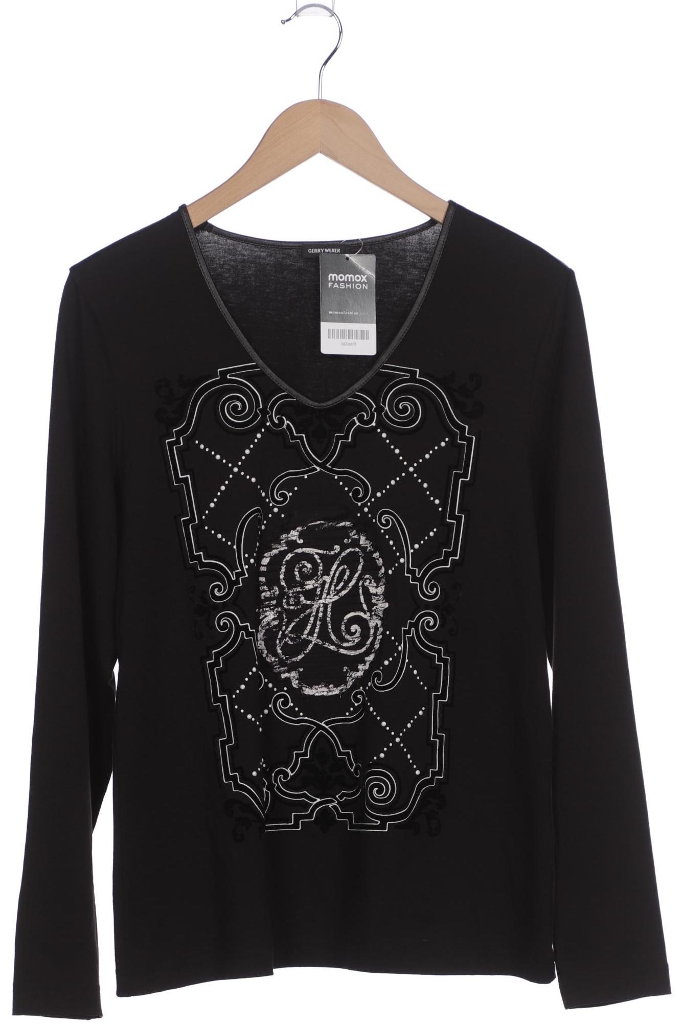 

Gerry Weber Damen Langarmshirt, schwarz, Gr. 42