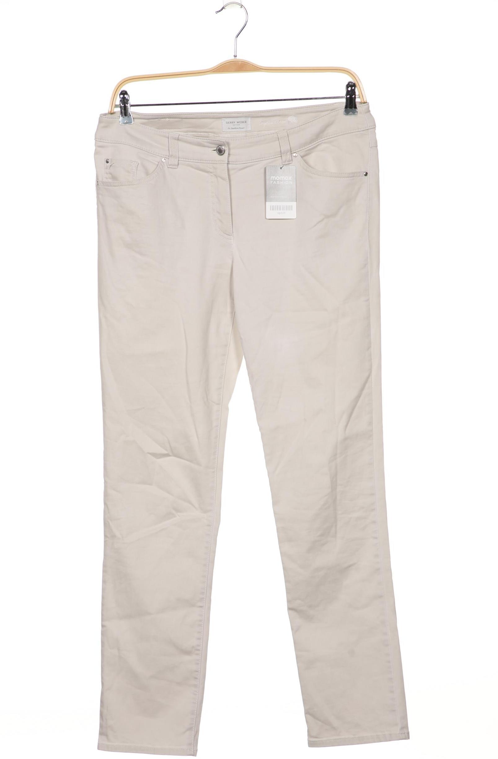 

Gerry Weber Damen Stoffhose, cremeweiß, Gr. 44