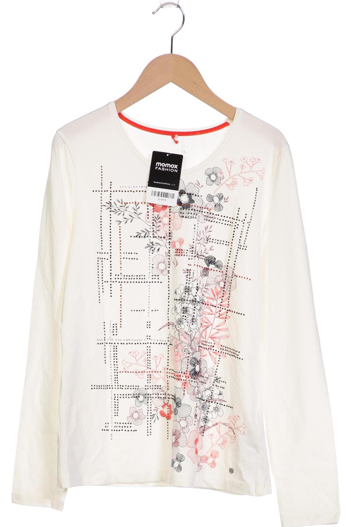 

Gerry Weber Damen Langarmshirt, weiß, Gr. 38