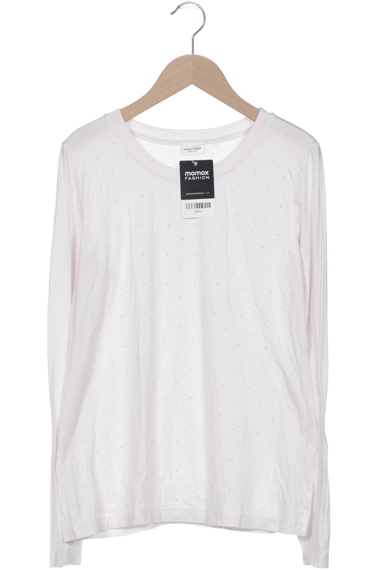 

Gerry Weber Damen Langarmshirt, weiß, Gr. 36
