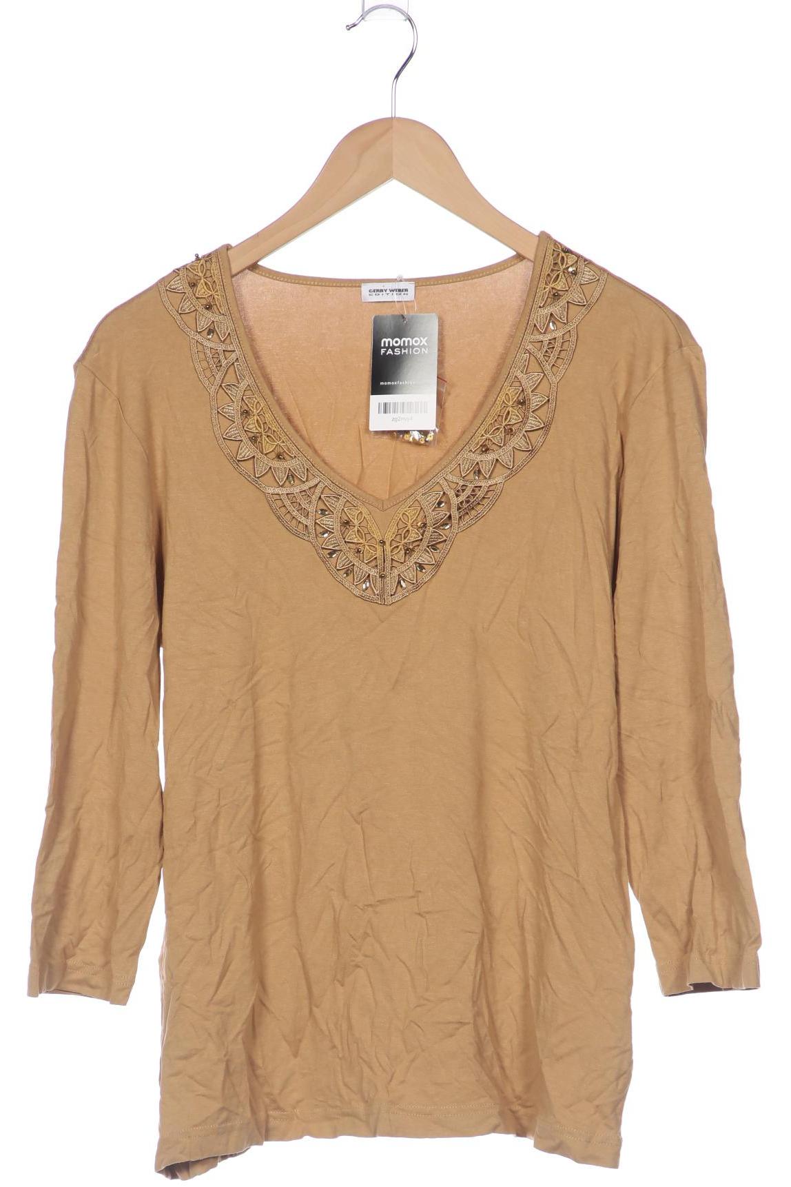 

Gerry Weber Damen Langarmshirt, beige, Gr. 44