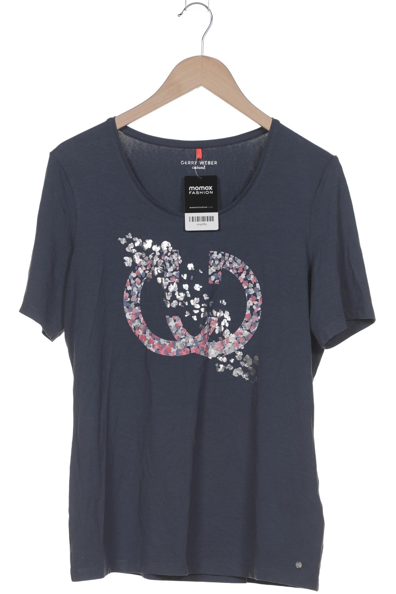 

Gerry Weber Damen T-Shirt, marineblau, Gr. 42