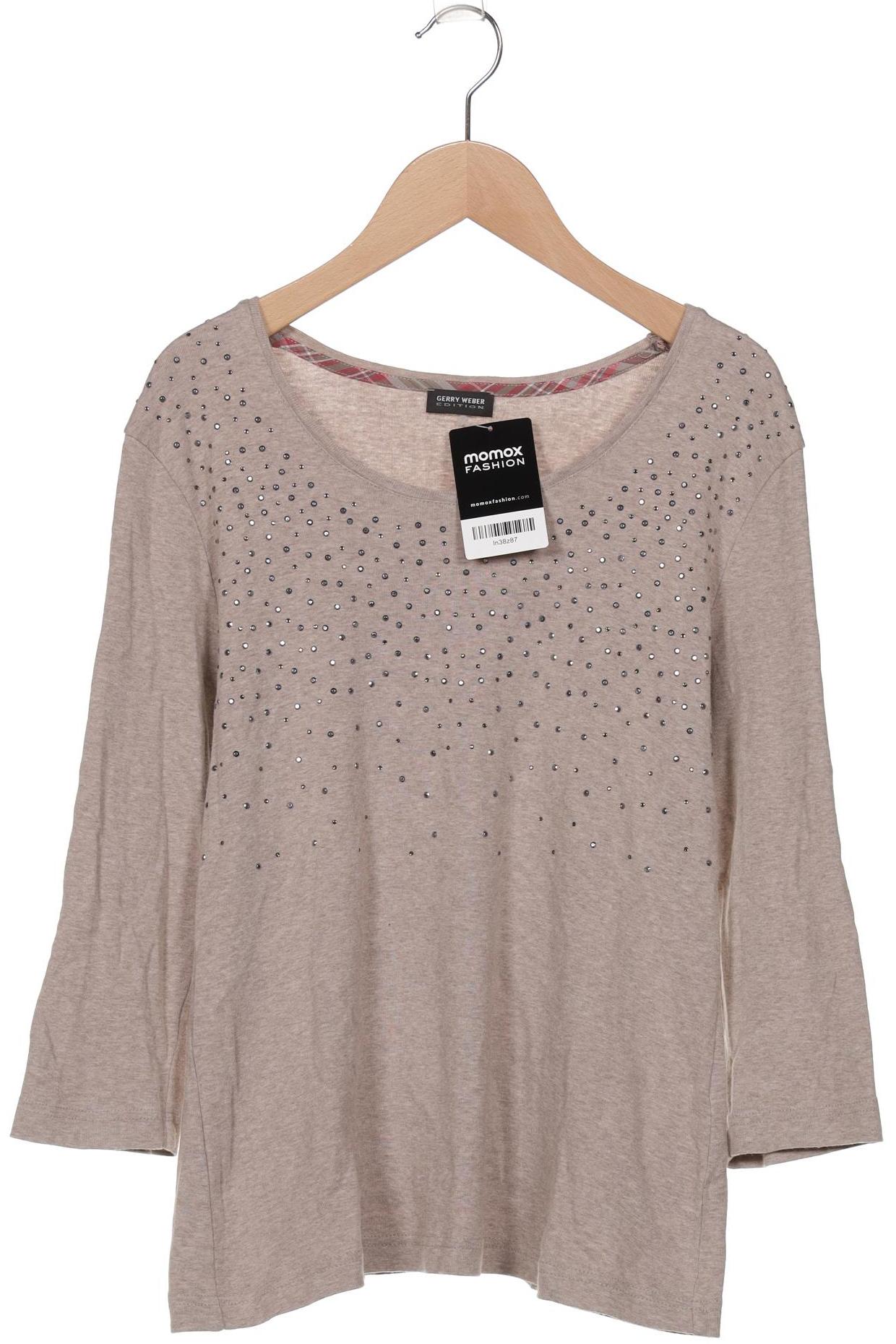 

Gerry Weber Damen Langarmshirt, beige, Gr. 40
