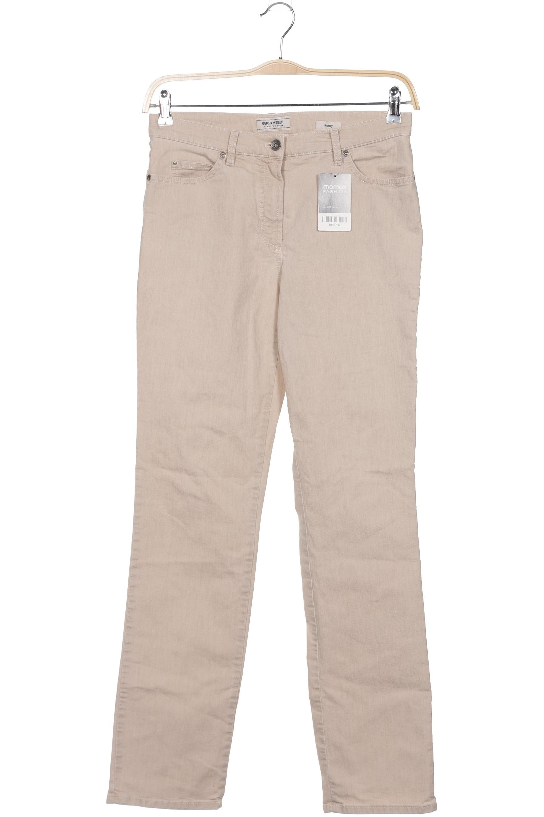 

Gerry Weber Damen Jeans, beige, Gr. 40