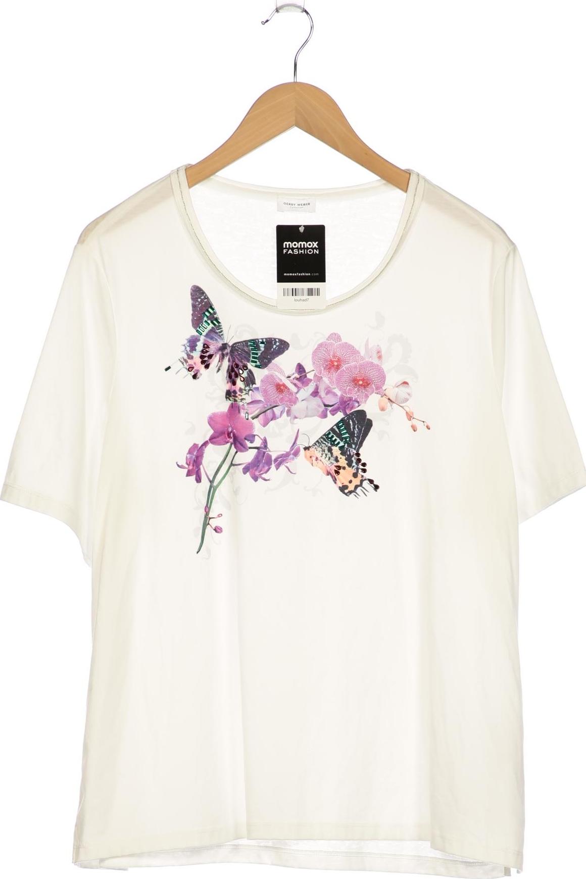 

Gerry Weber Damen T-Shirt, weiß, Gr. 48
