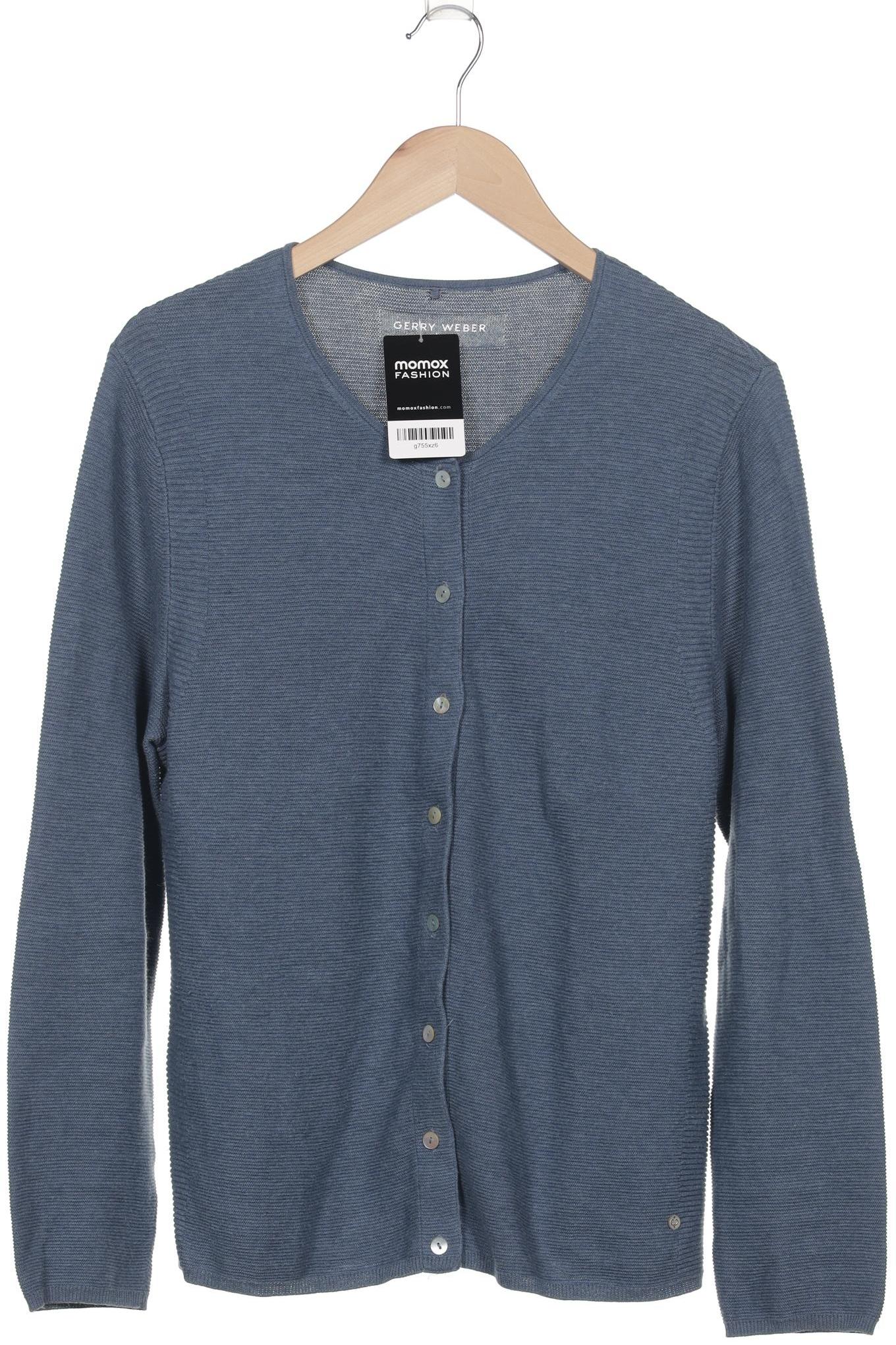 

Gerry Weber Damen Strickjacke, blau, Gr. 42