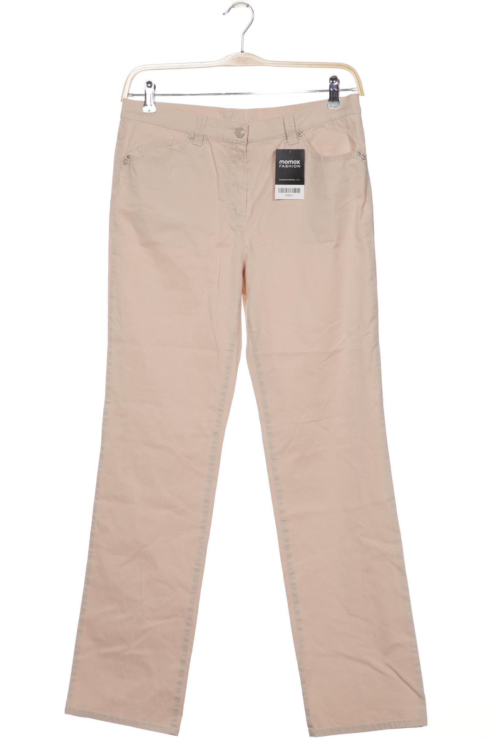 

Gerry Weber Damen Stoffhose, beige, Gr. 42