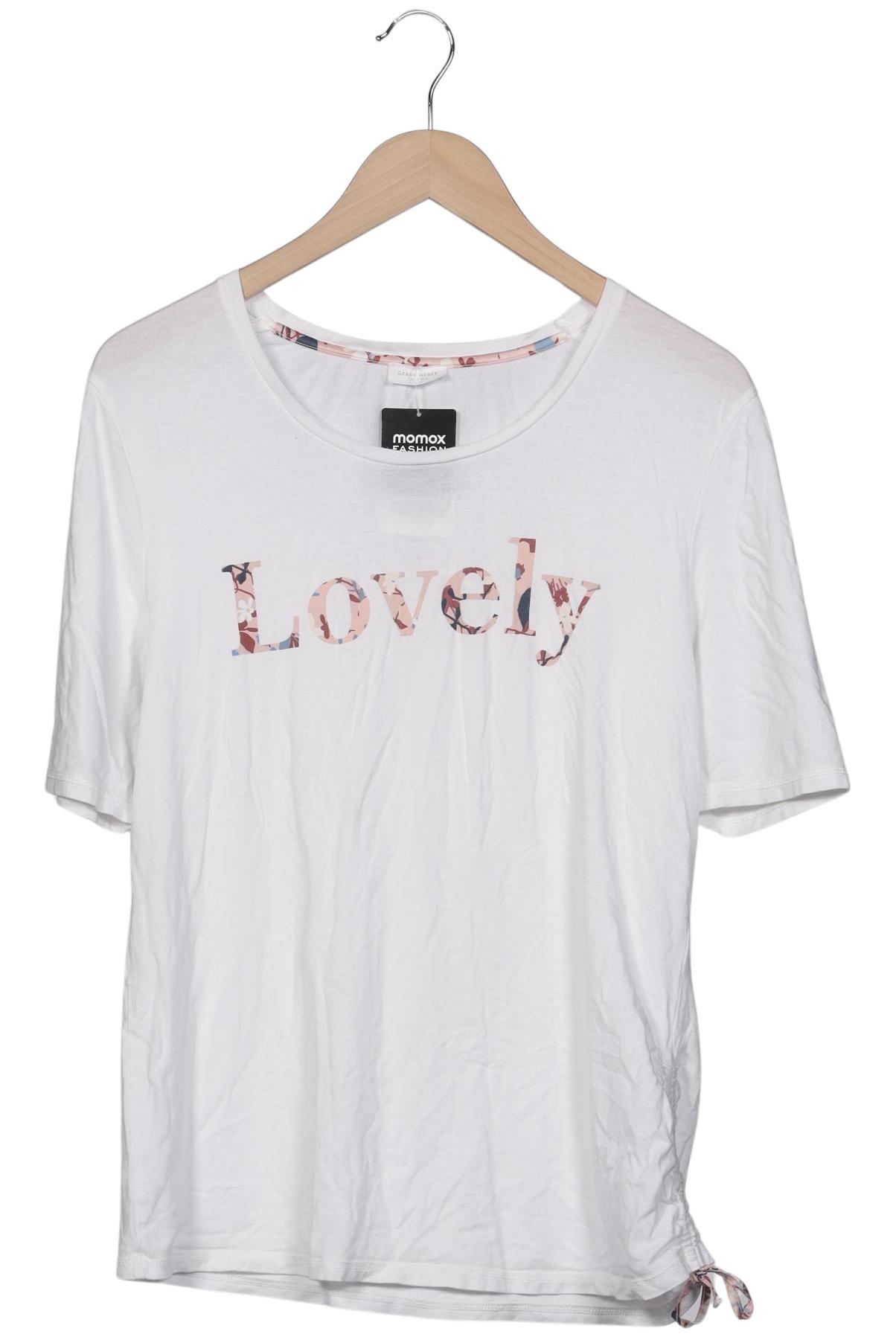 

Gerry Weber Damen T-Shirt, weiß, Gr. 42