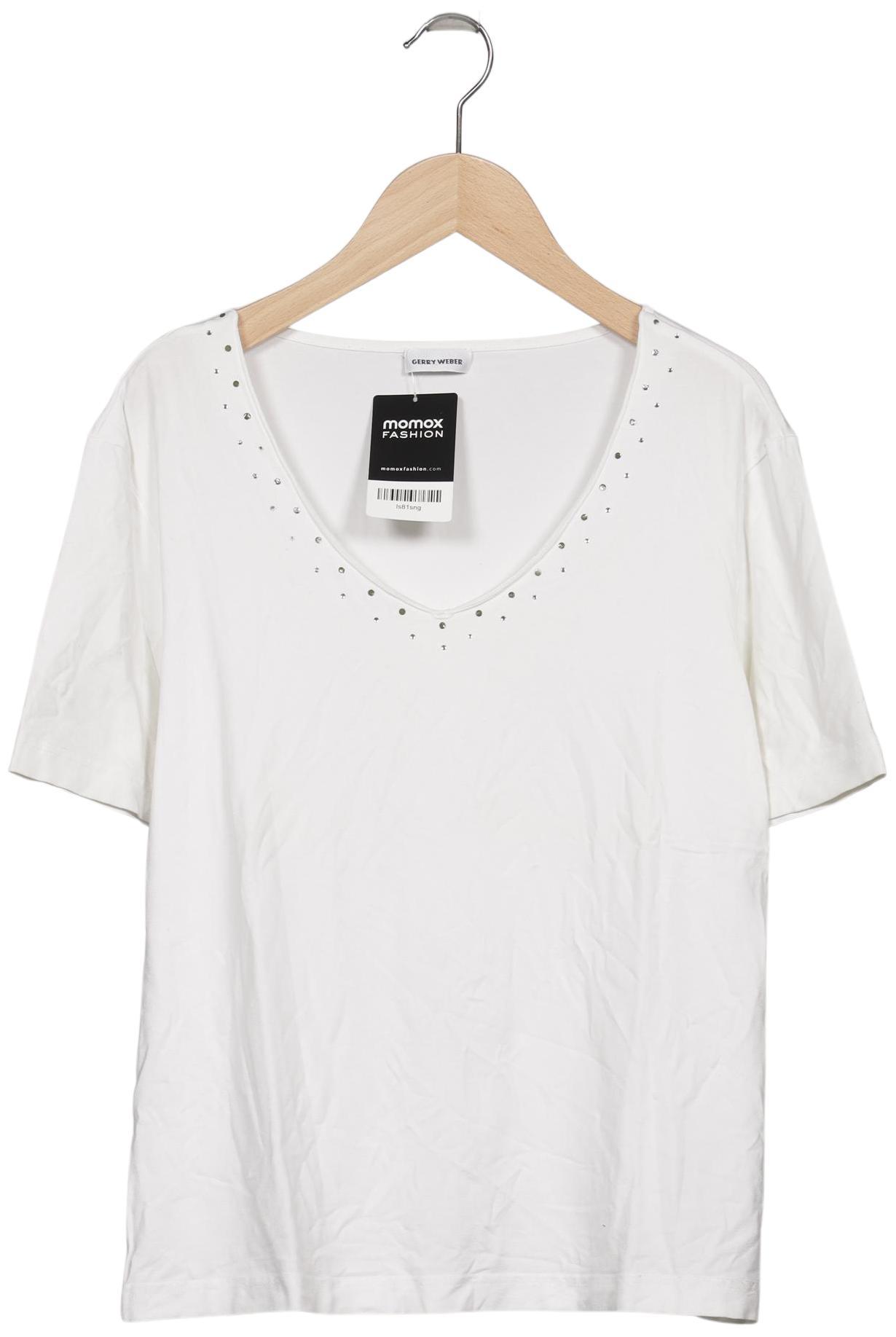 

Gerry Weber Damen T-Shirt, weiß, Gr. 40