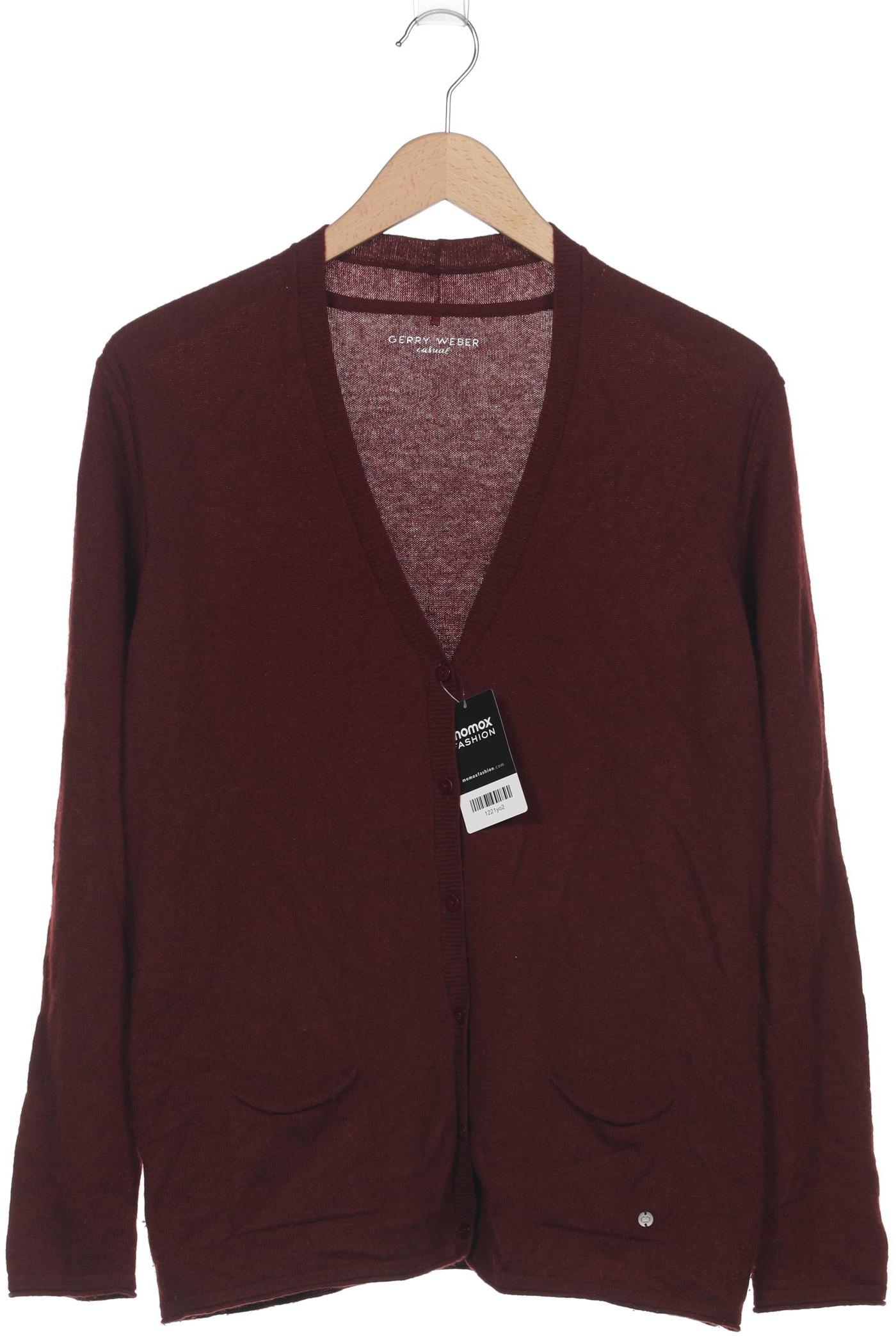 

Gerry Weber Damen Strickjacke, bordeaux, Gr. 44
