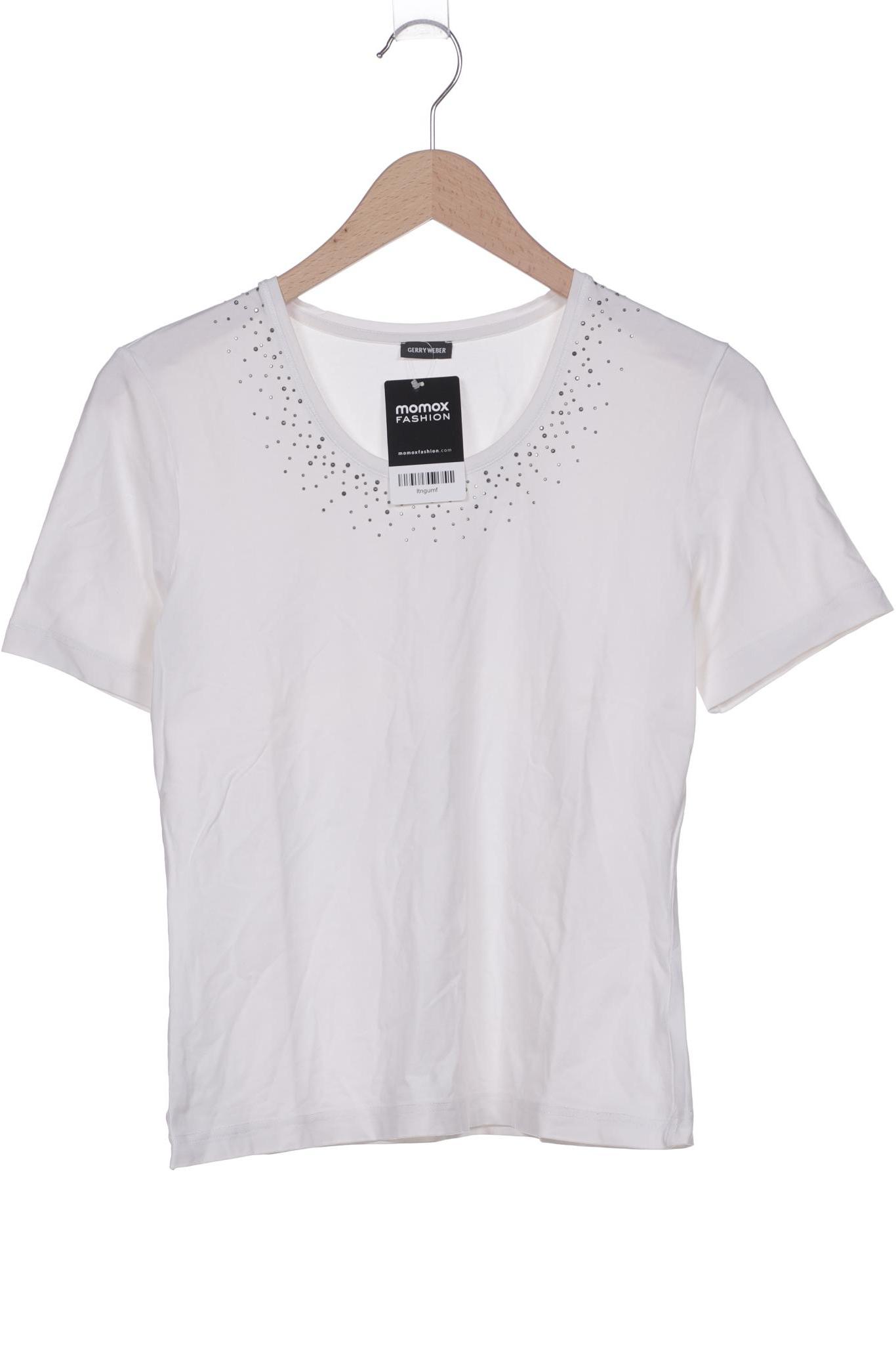 

Gerry Weber Damen T-Shirt, weiß, Gr. 34