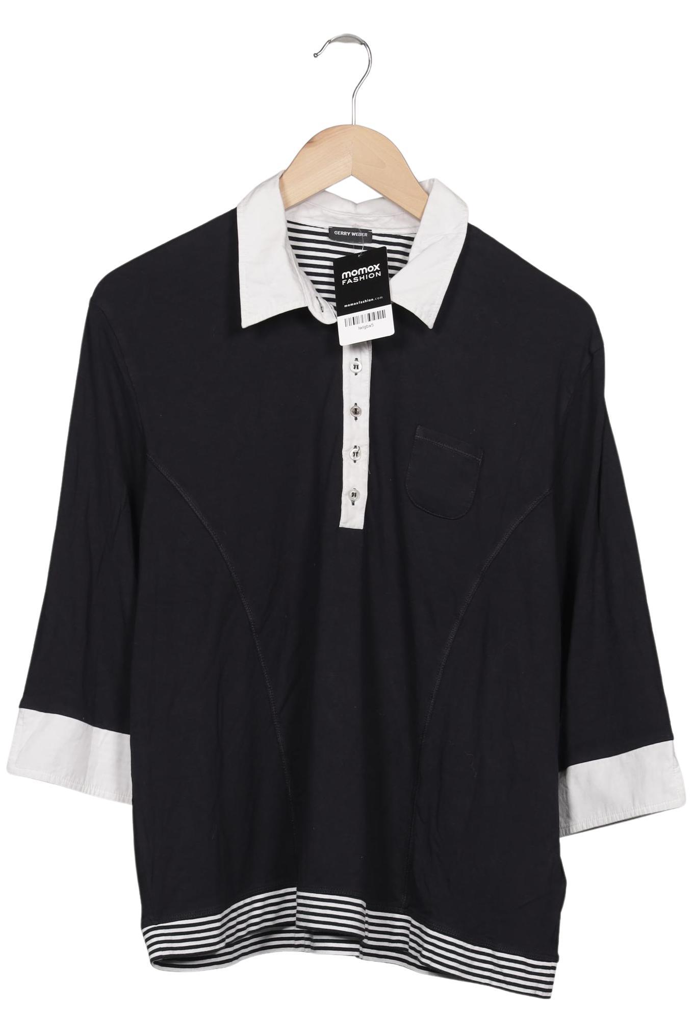 

Gerry Weber Damen Poloshirt, schwarz, Gr. 46