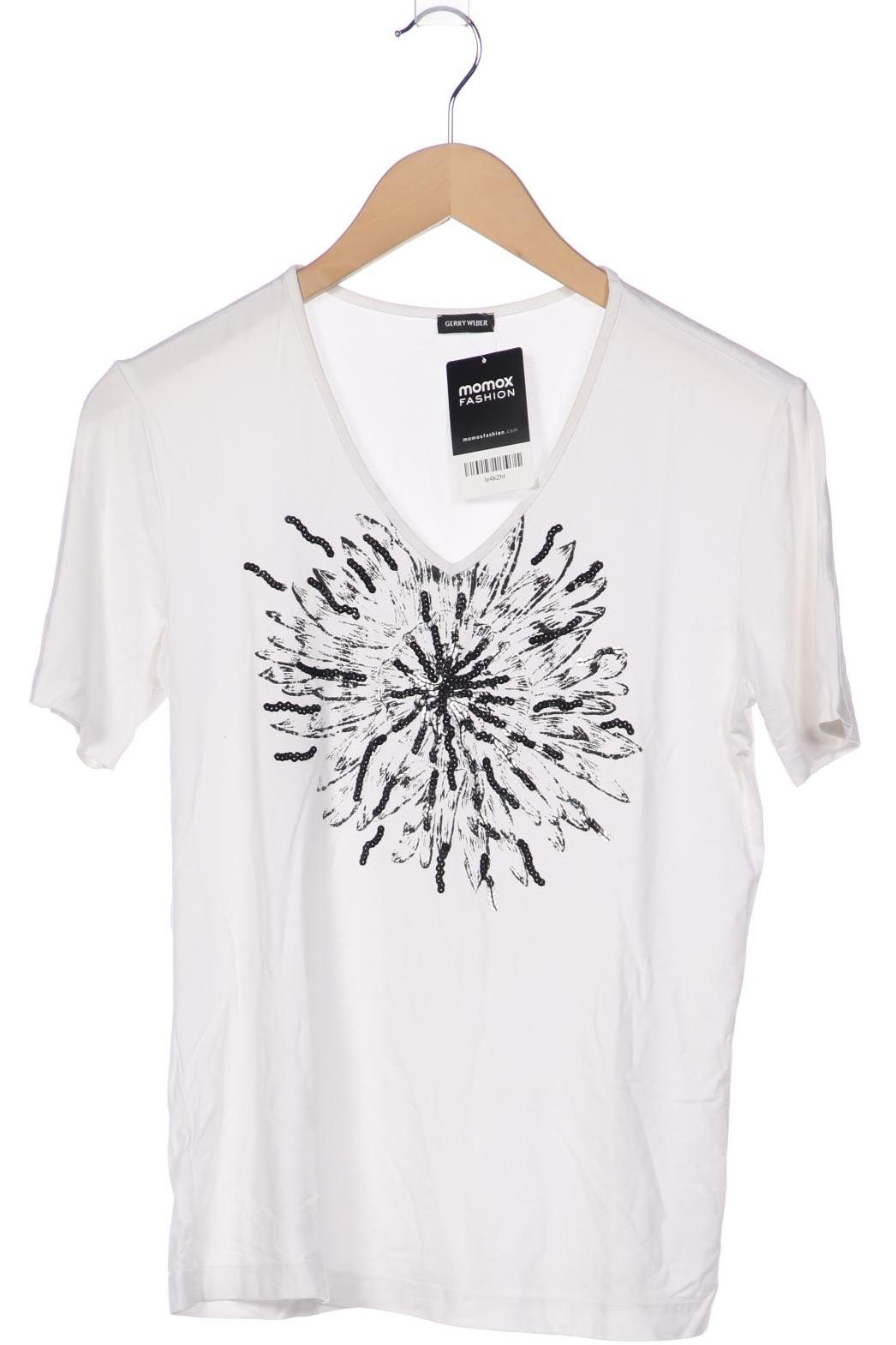 

Gerry Weber Damen T-Shirt, weiß, Gr. 38