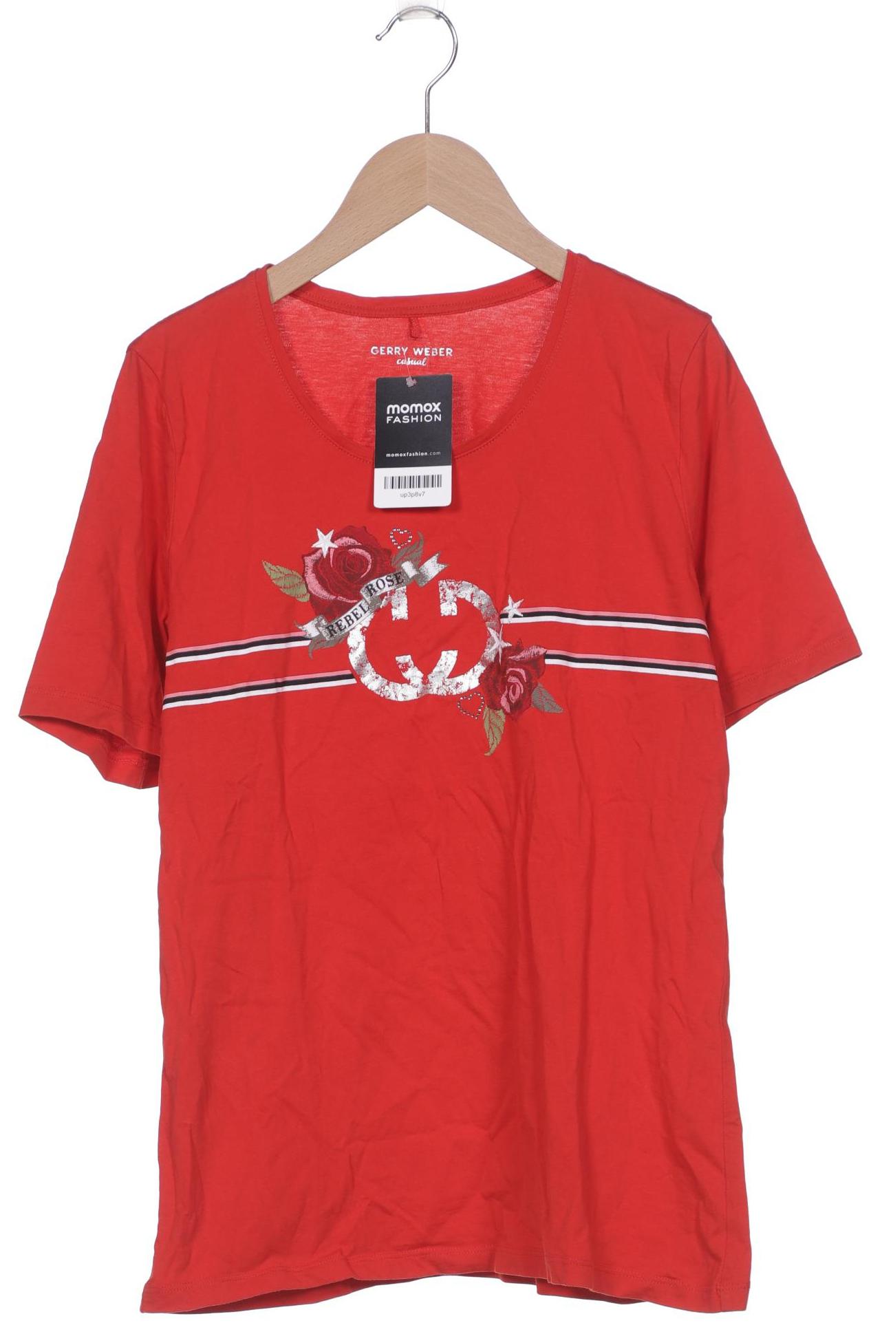 

Gerry Weber Damen T-Shirt, rot, Gr. 42