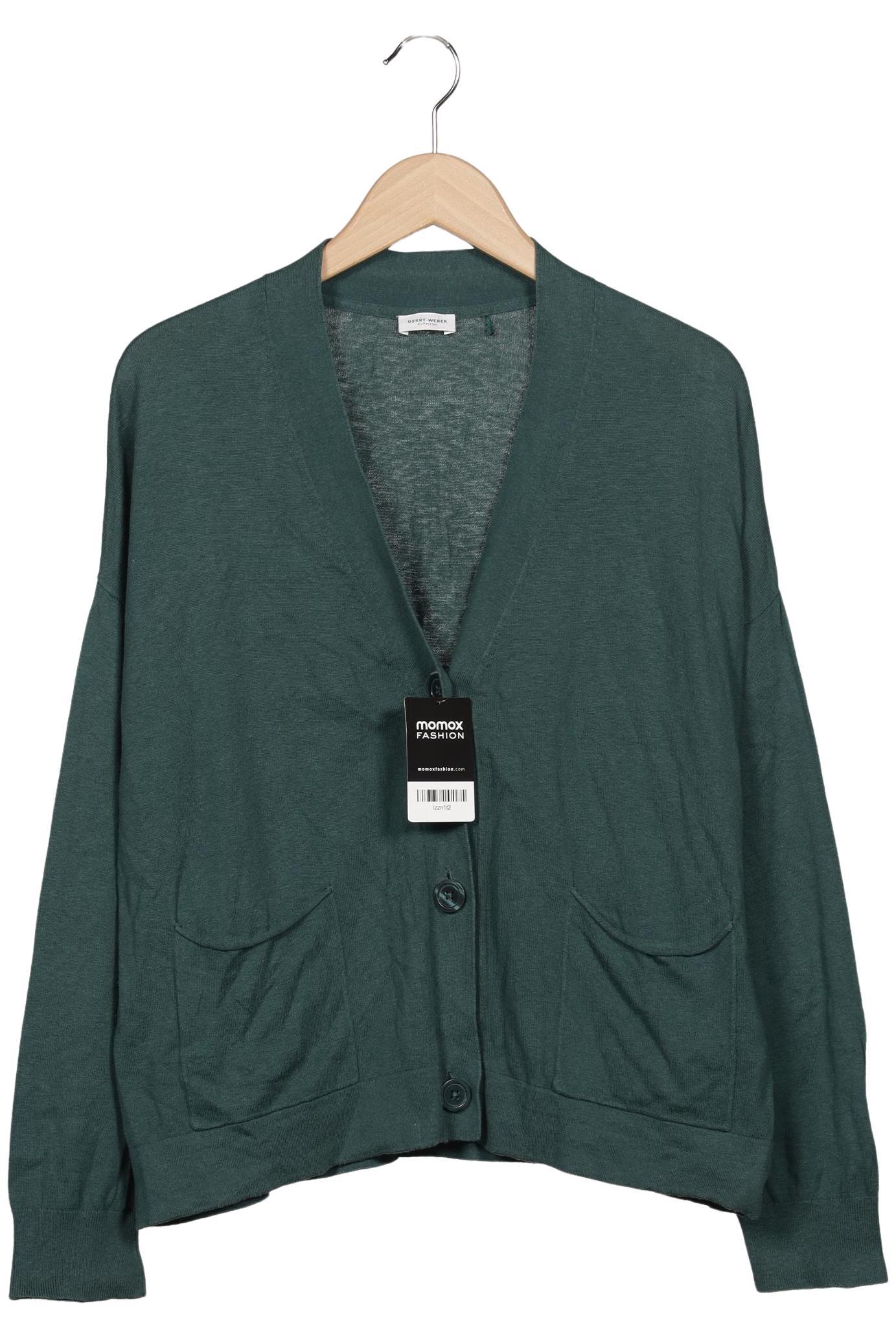 

Gerry Weber Damen Strickjacke, grün, Gr. 42