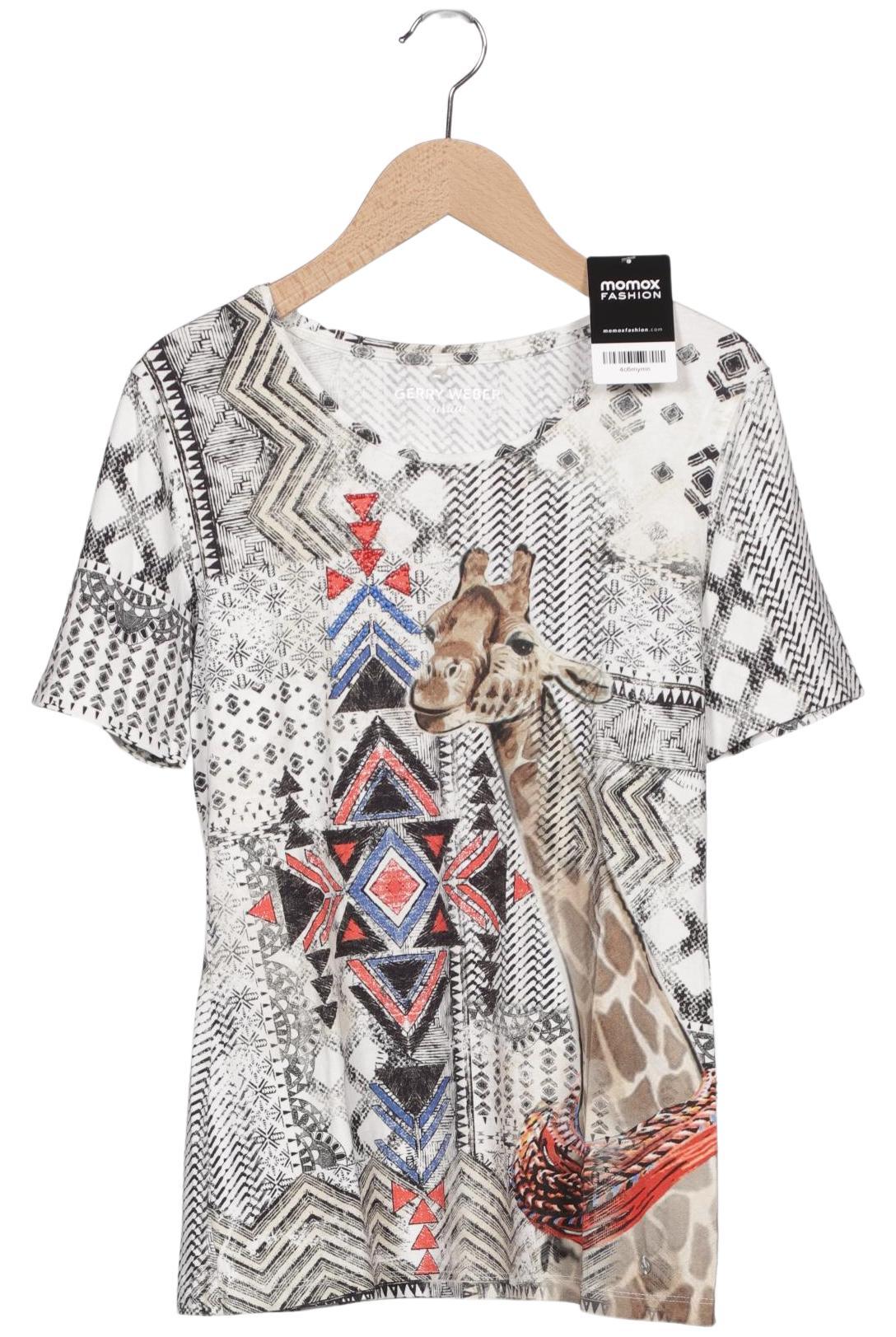 

Gerry Weber Damen Langarmshirt, weiß, Gr. 34