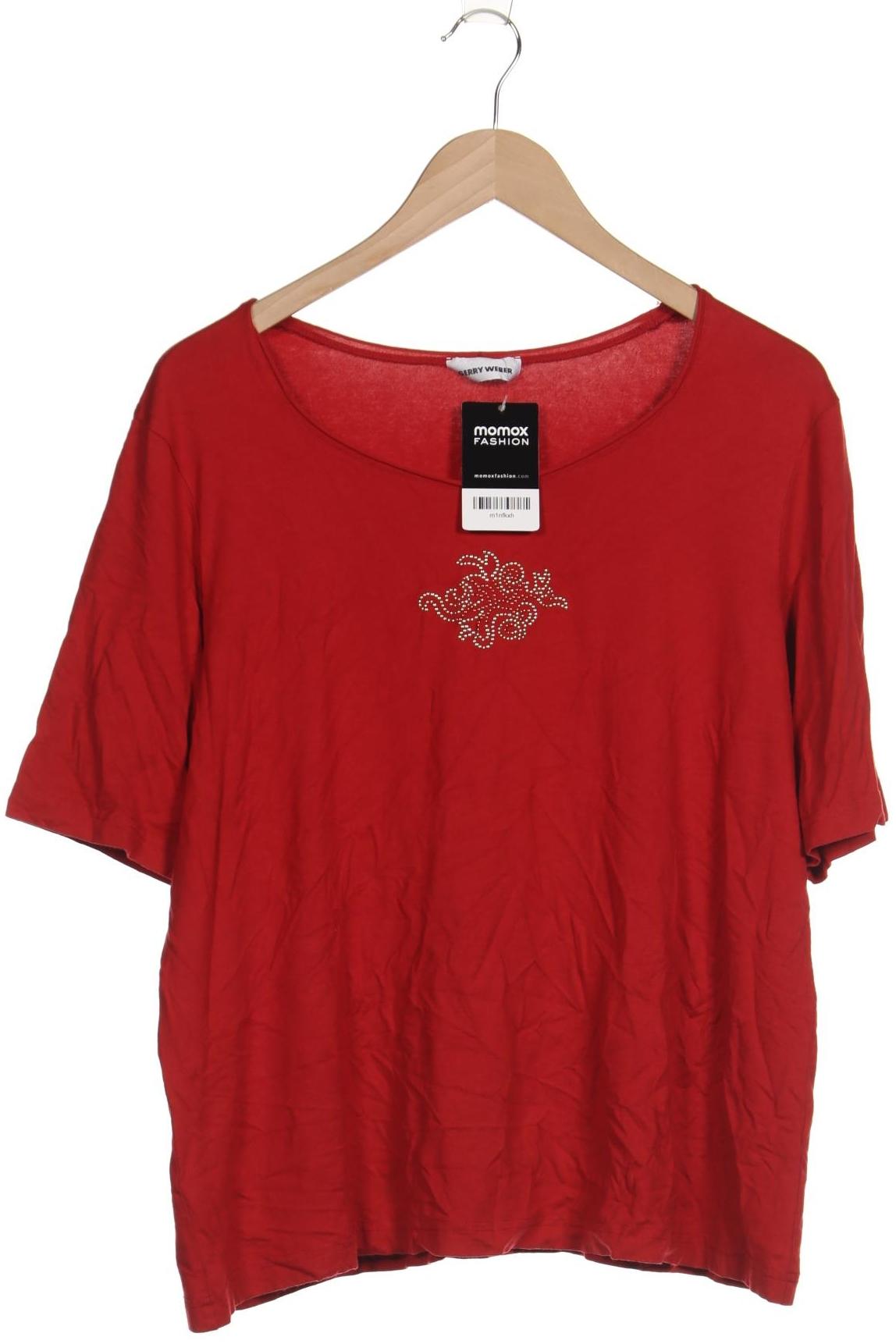 

Gerry Weber Damen T-Shirt, rot, Gr. 48