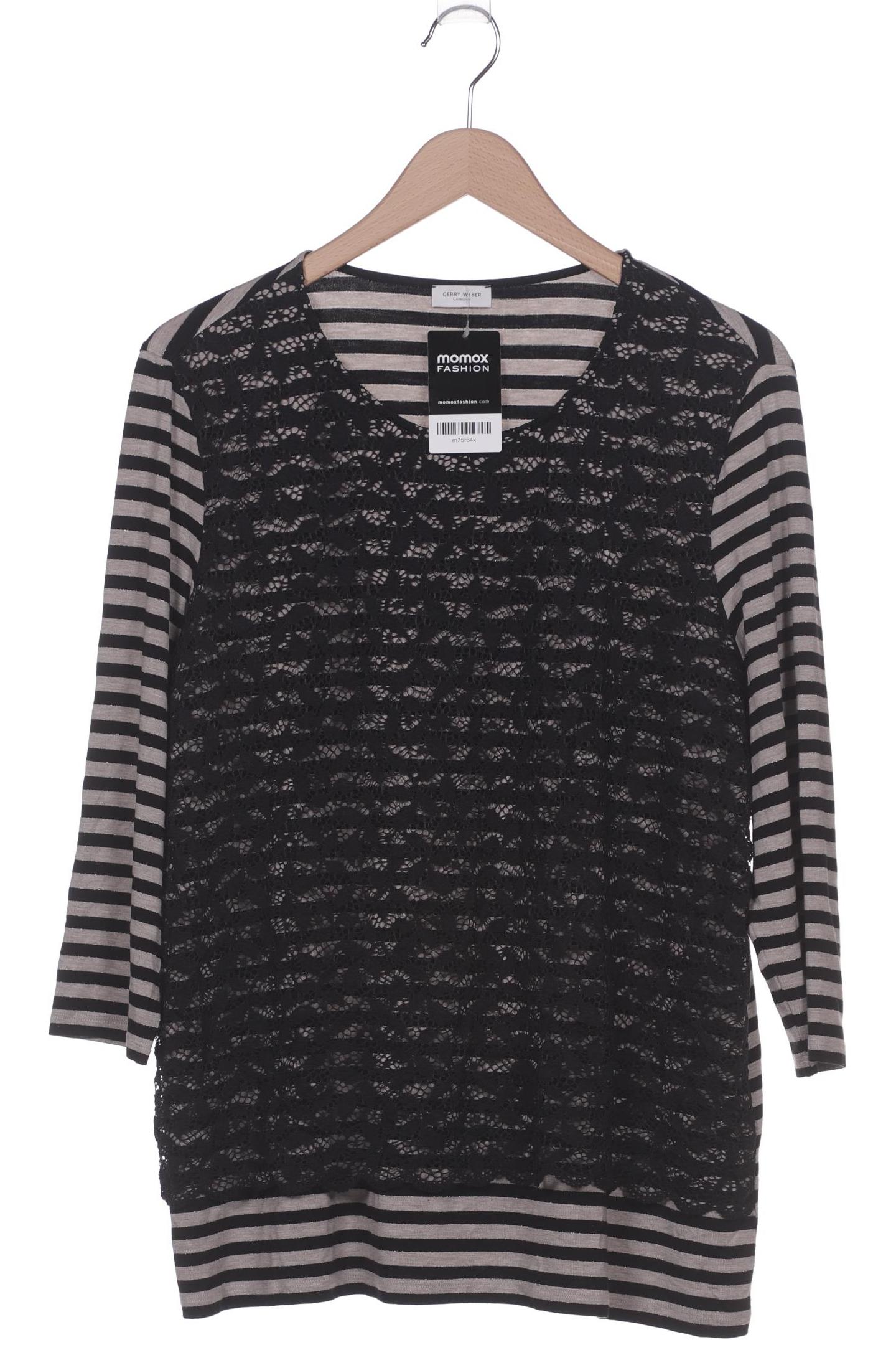 

Gerry Weber Damen Langarmshirt, schwarz, Gr. 46