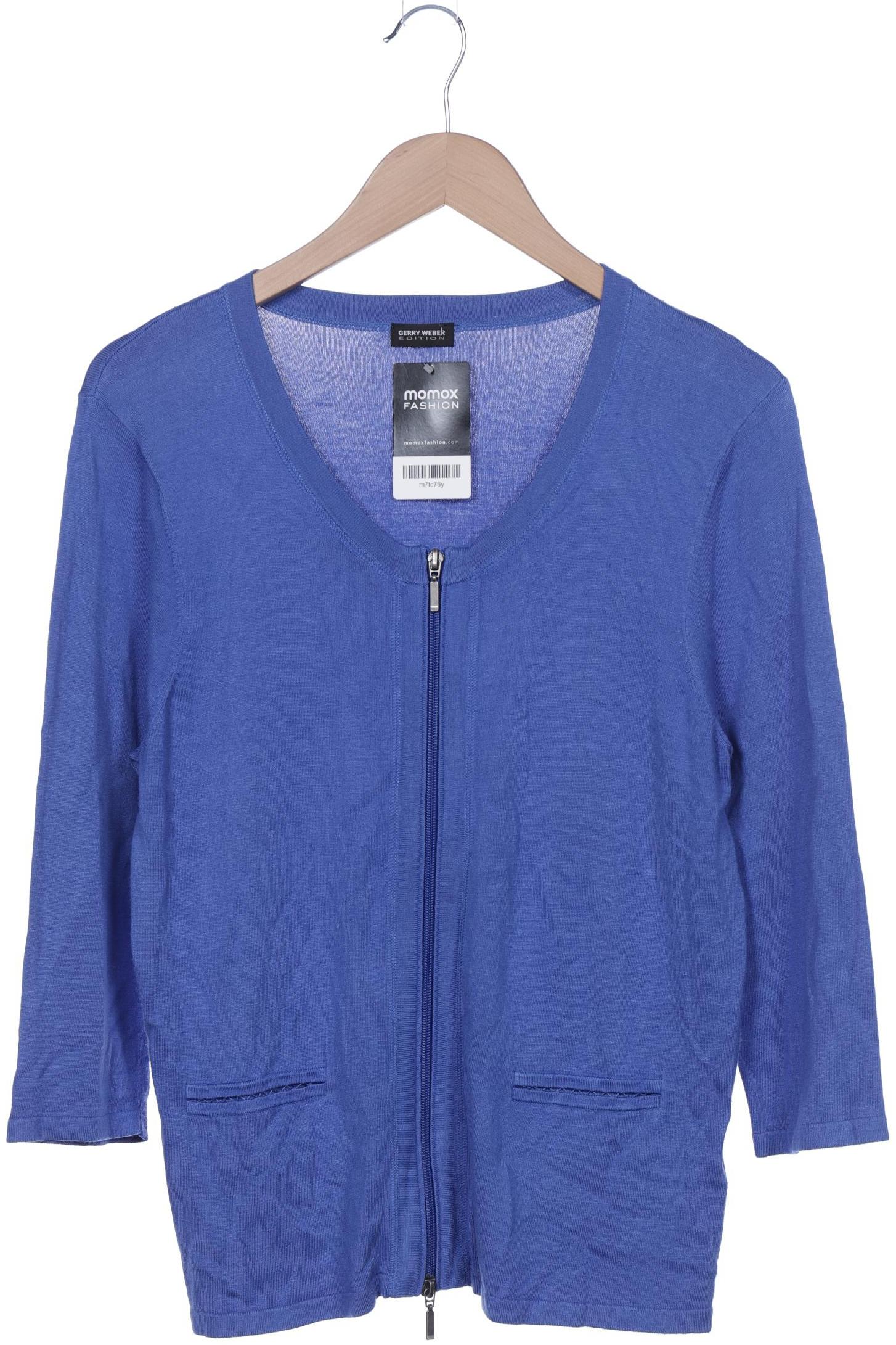 

Gerry Weber Damen Strickjacke, blau, Gr. 40