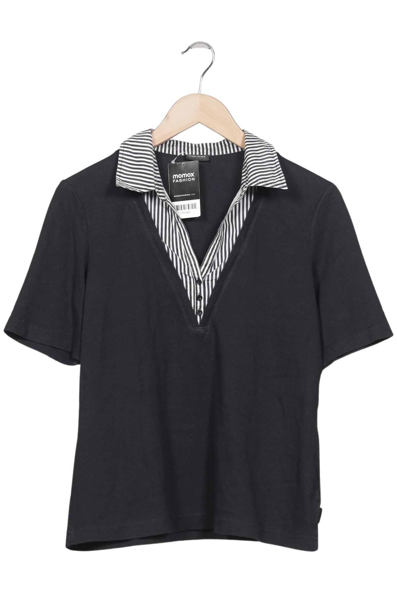 

Gerry Weber Damen Poloshirt, schwarz, Gr. 44