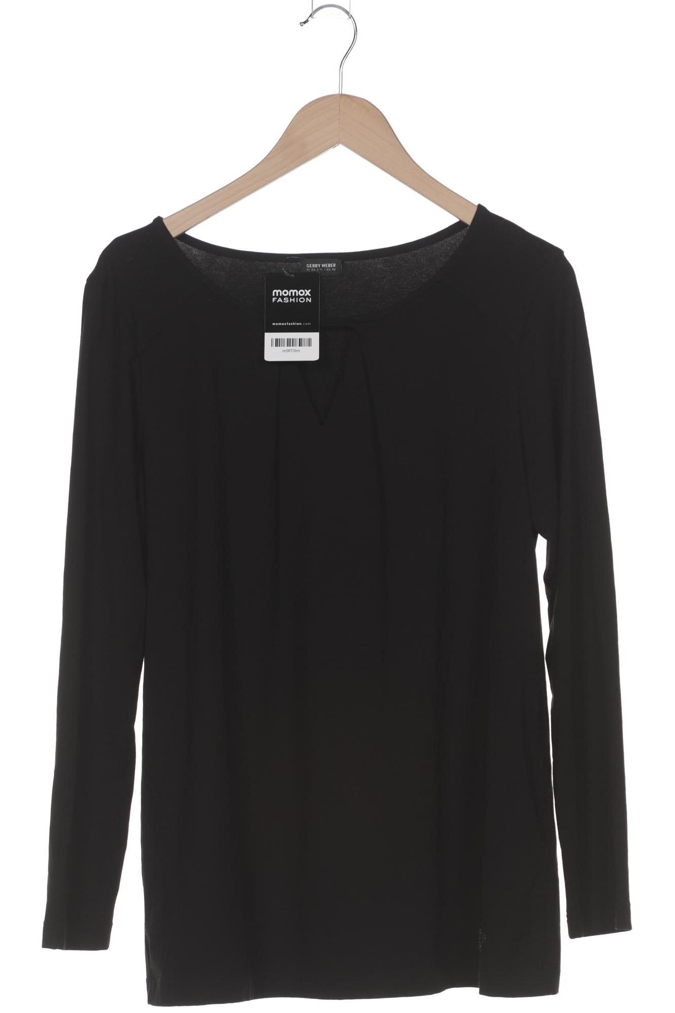 

Gerry Weber Damen Langarmshirt, schwarz, Gr. 42
