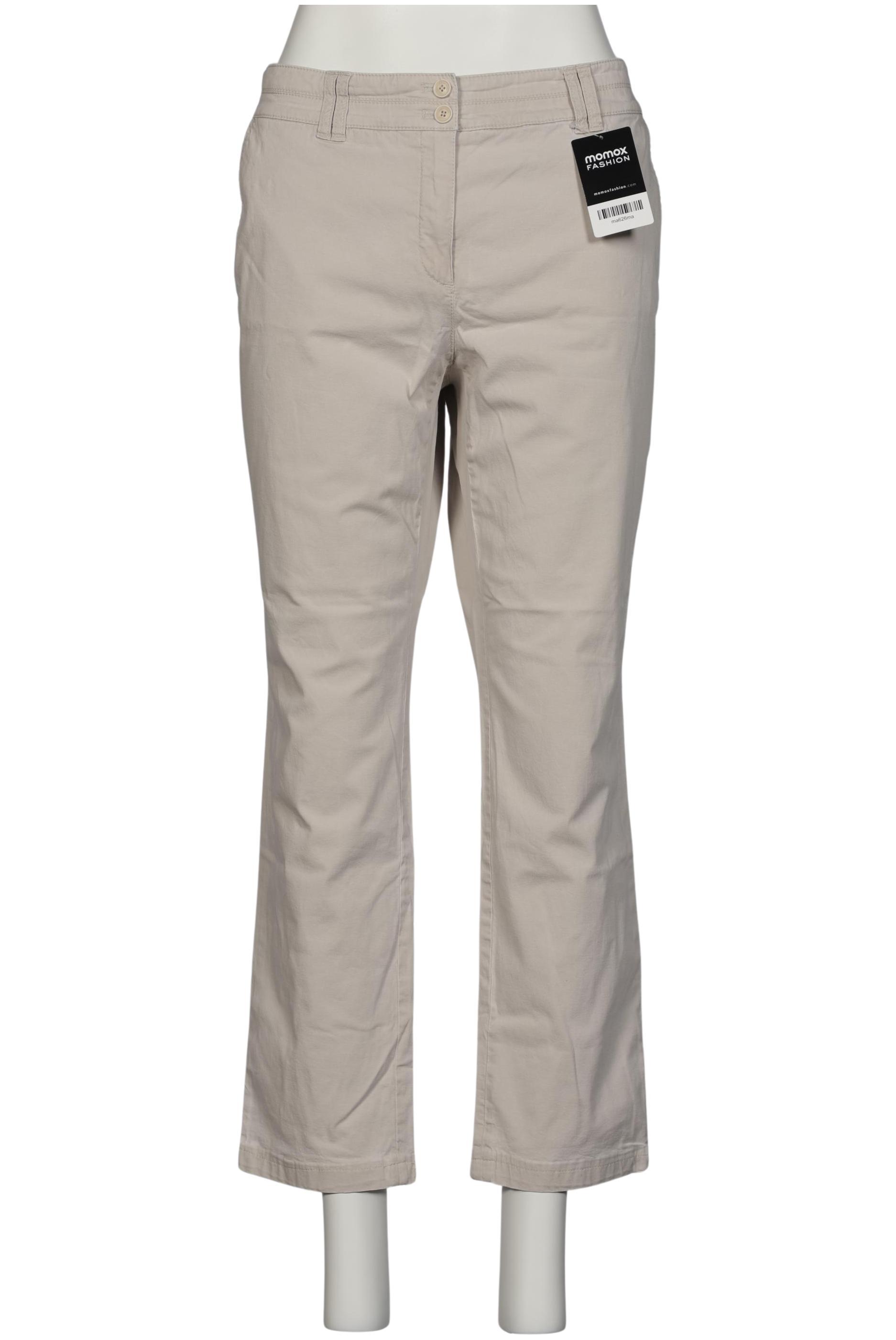 

Gerry Weber Damen Stoffhose, beige, Gr. 46