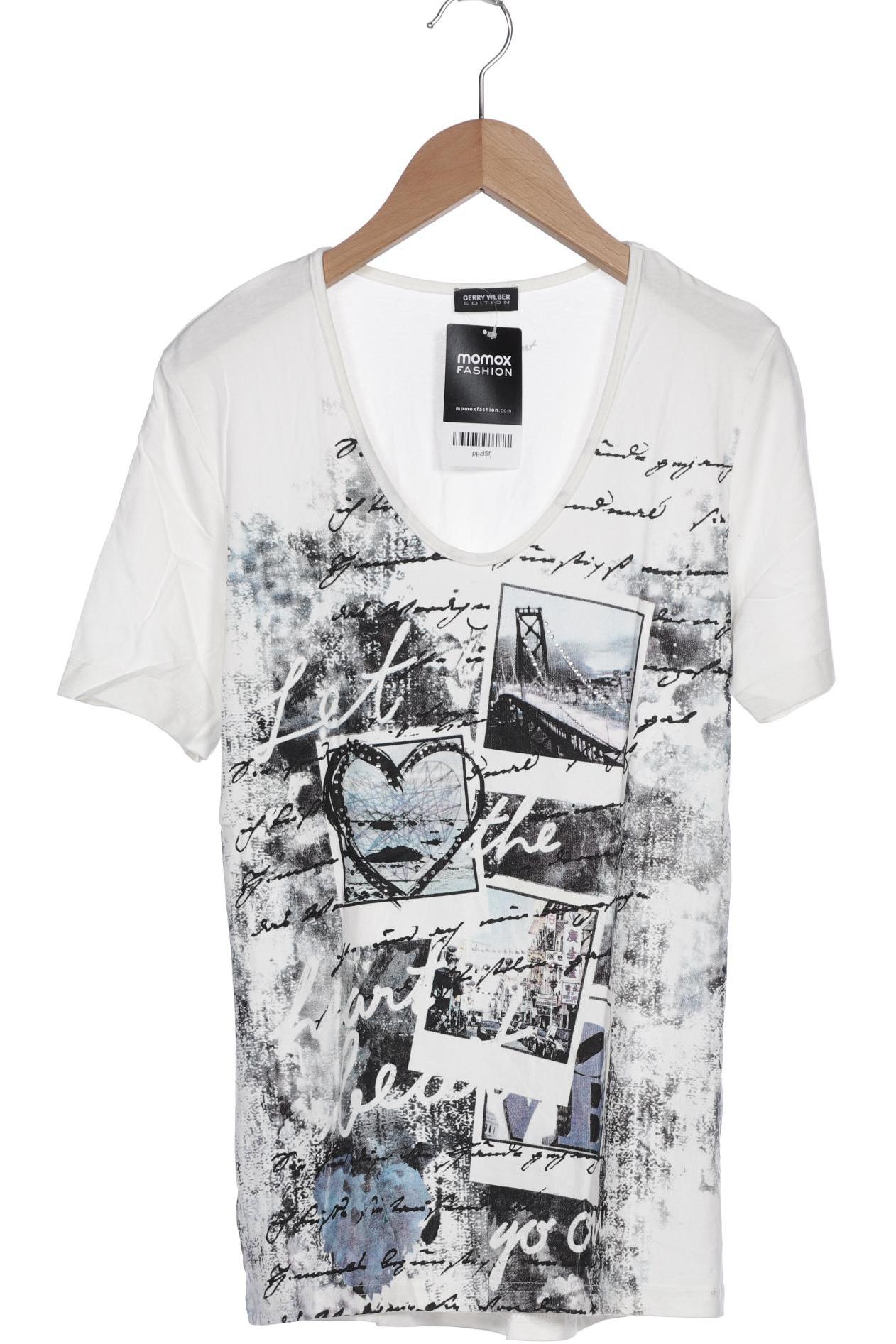

Gerry Weber Damen T-Shirt, weiß, Gr. 36
