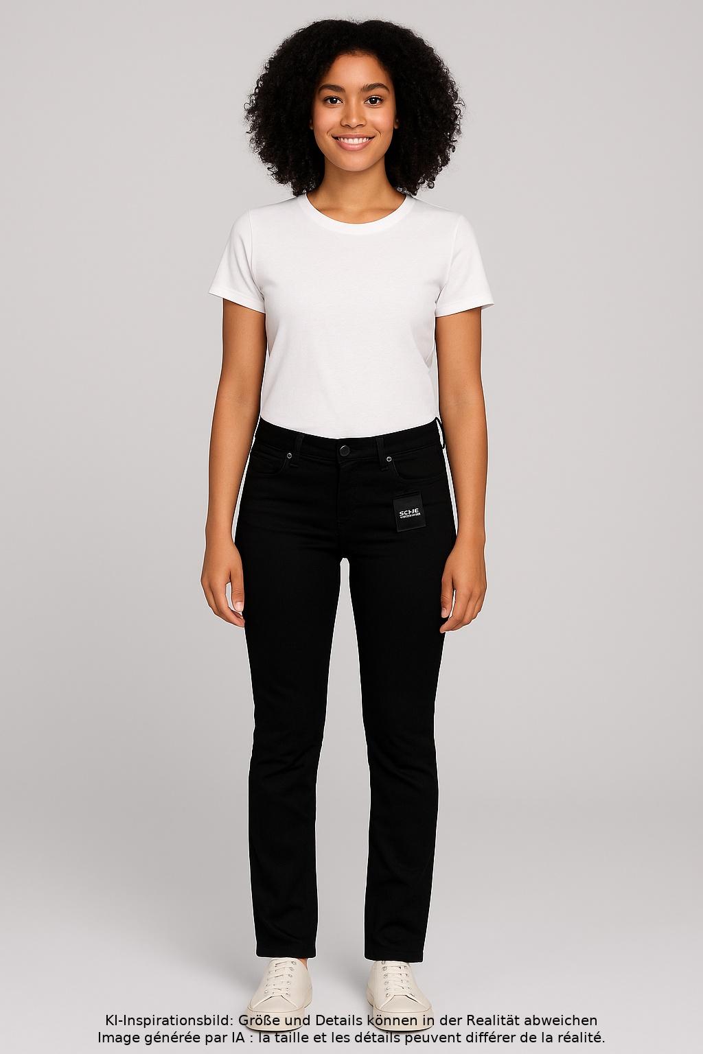 

Gerry Weber Damen Jeans, schwarz, Gr. 28