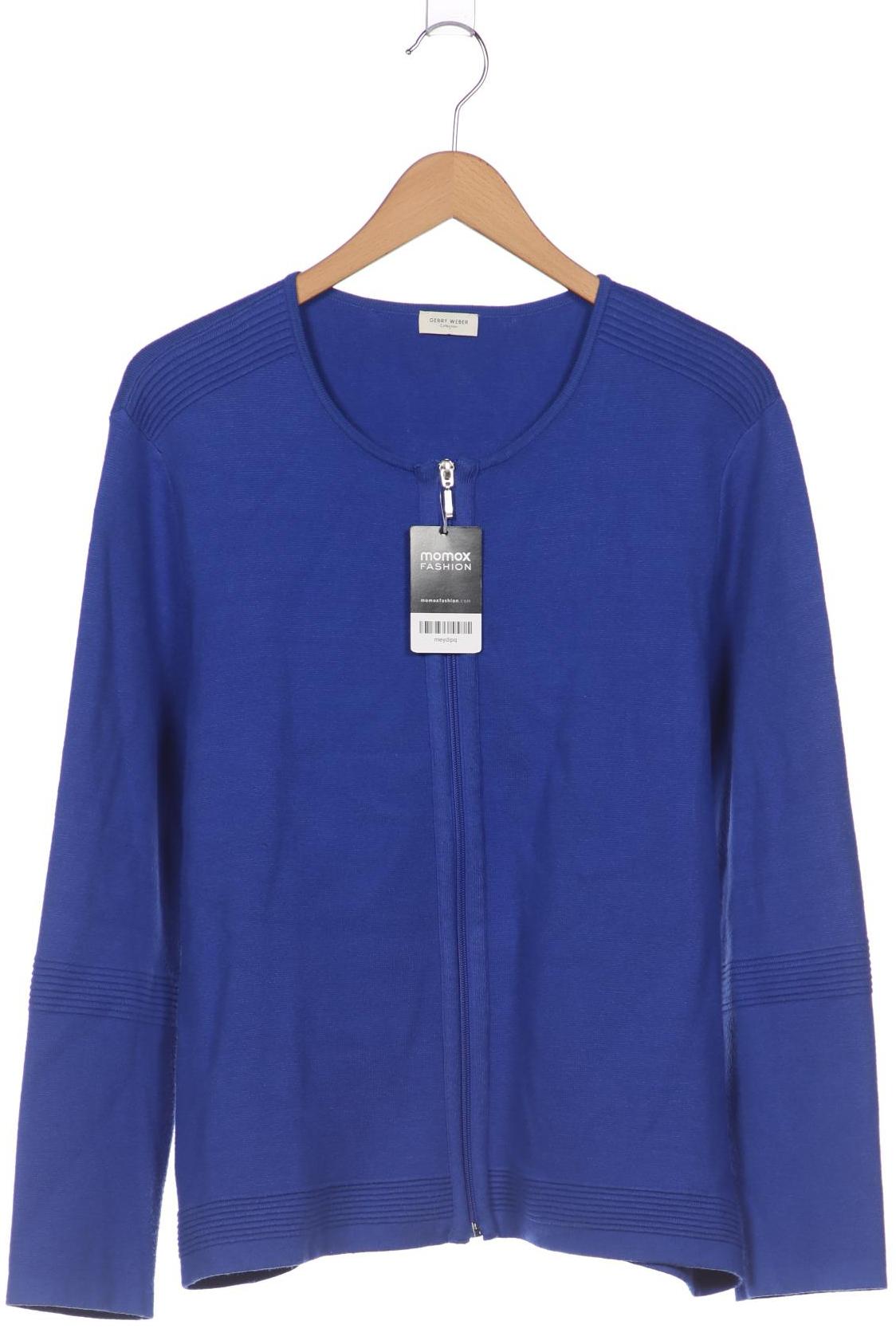 

Gerry Weber Damen Strickjacke, blau, Gr. 48