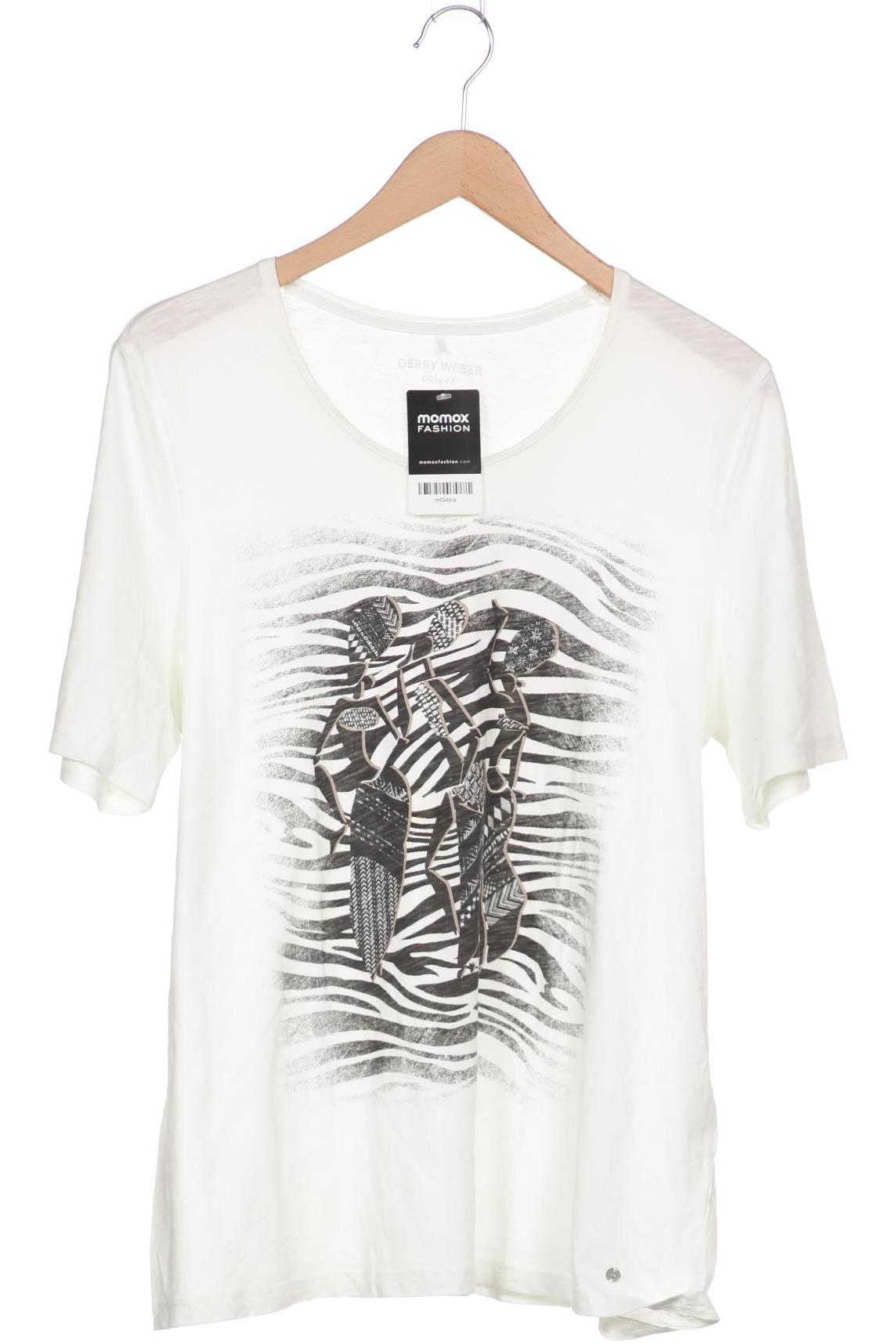 

Gerry Weber Damen T-Shirt, weiß, Gr. 46