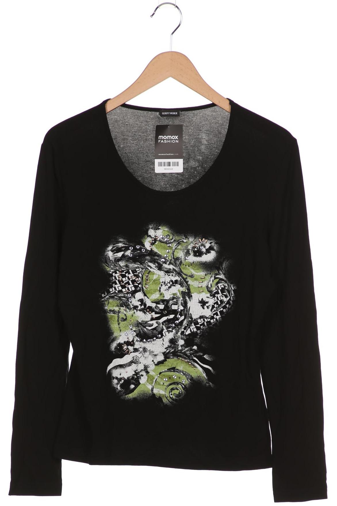

Gerry Weber Damen Langarmshirt, schwarz, Gr. 92