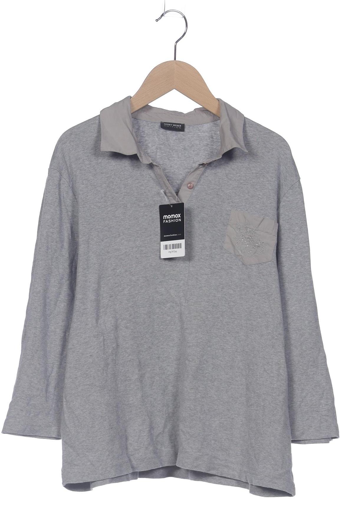 

Gerry Weber Damen Poloshirt, grau, Gr. 44