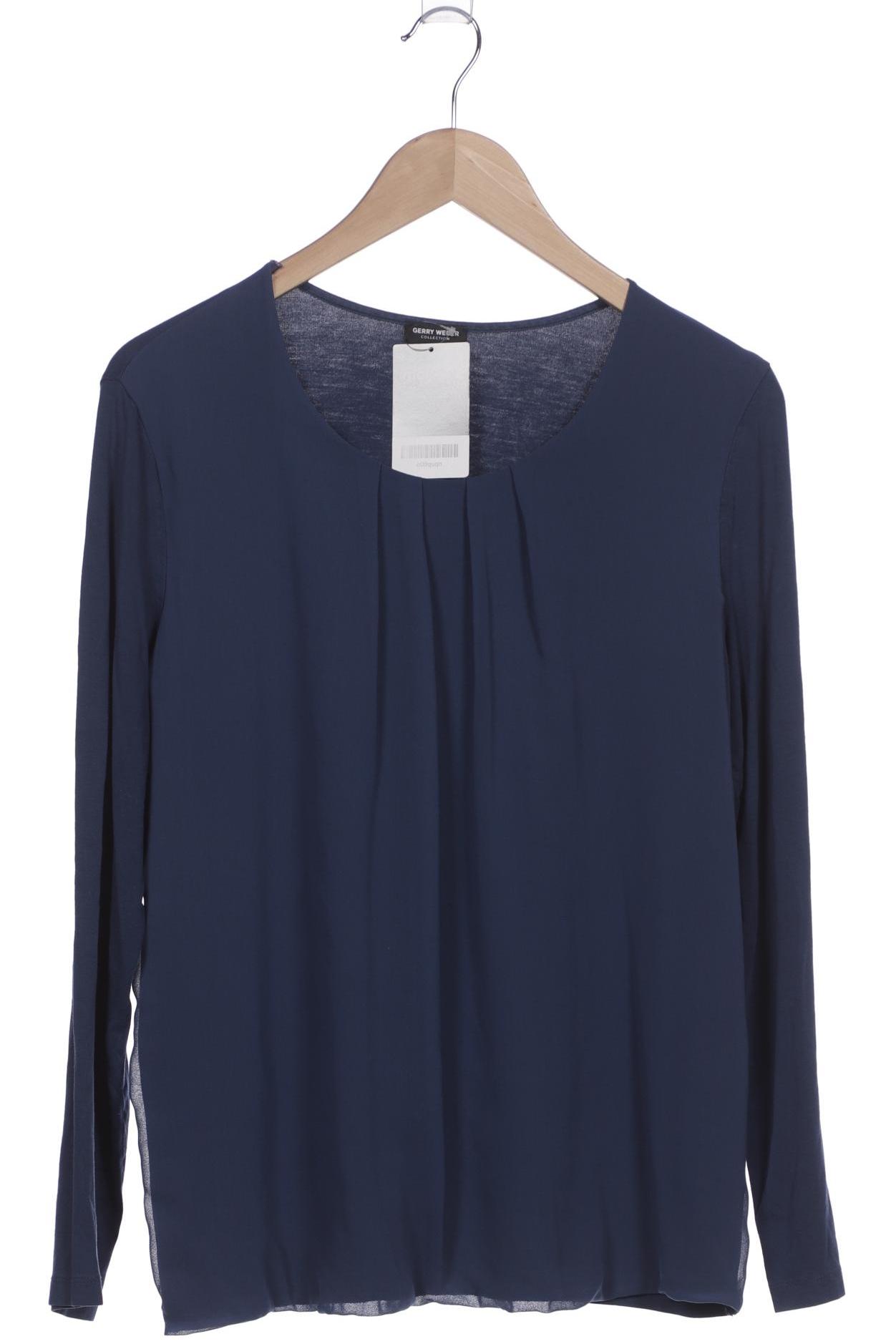 

Gerry Weber Damen Langarmshirt, blau, Gr. 44