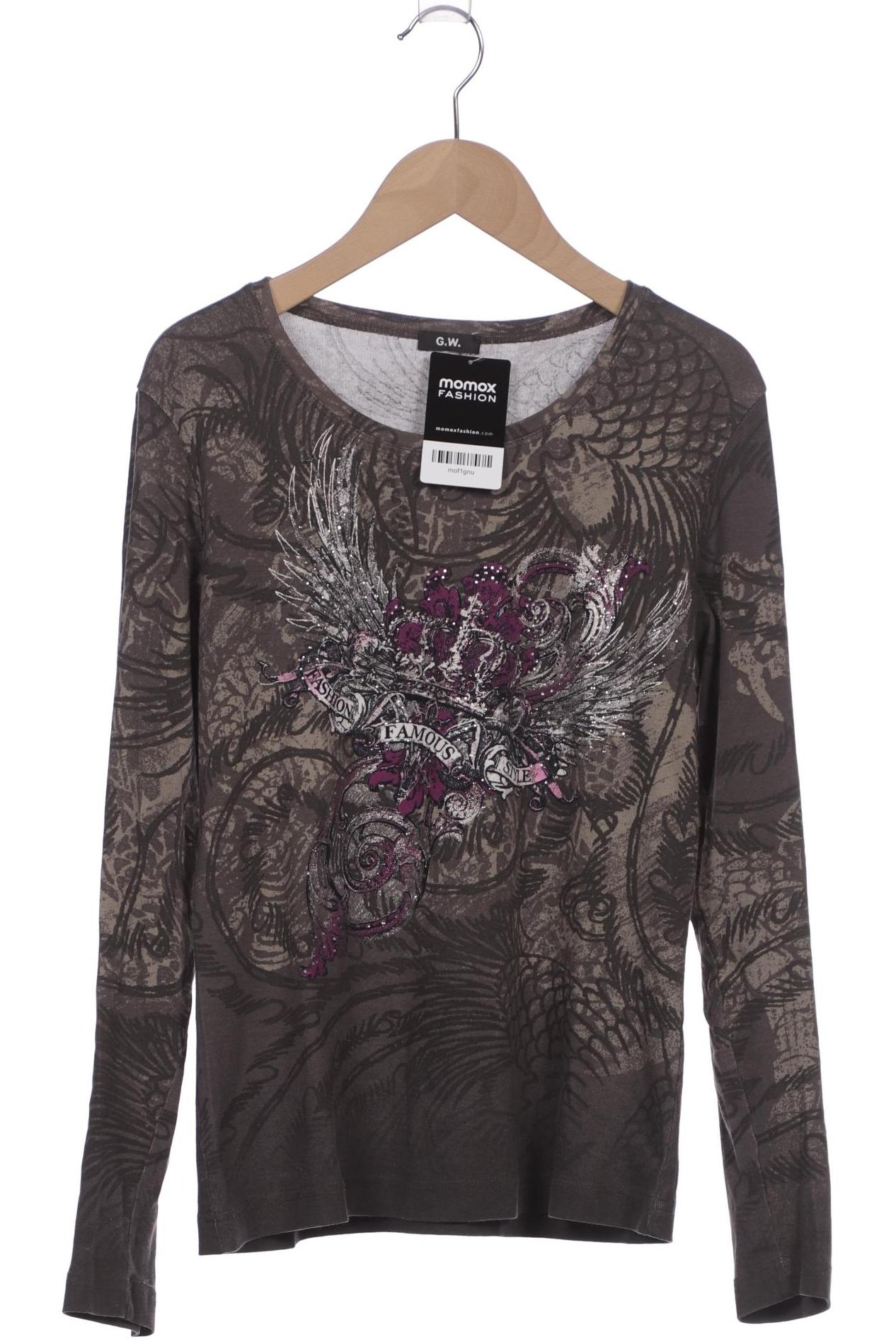 

Gerry Weber Damen Langarmshirt, grau, Gr. 38