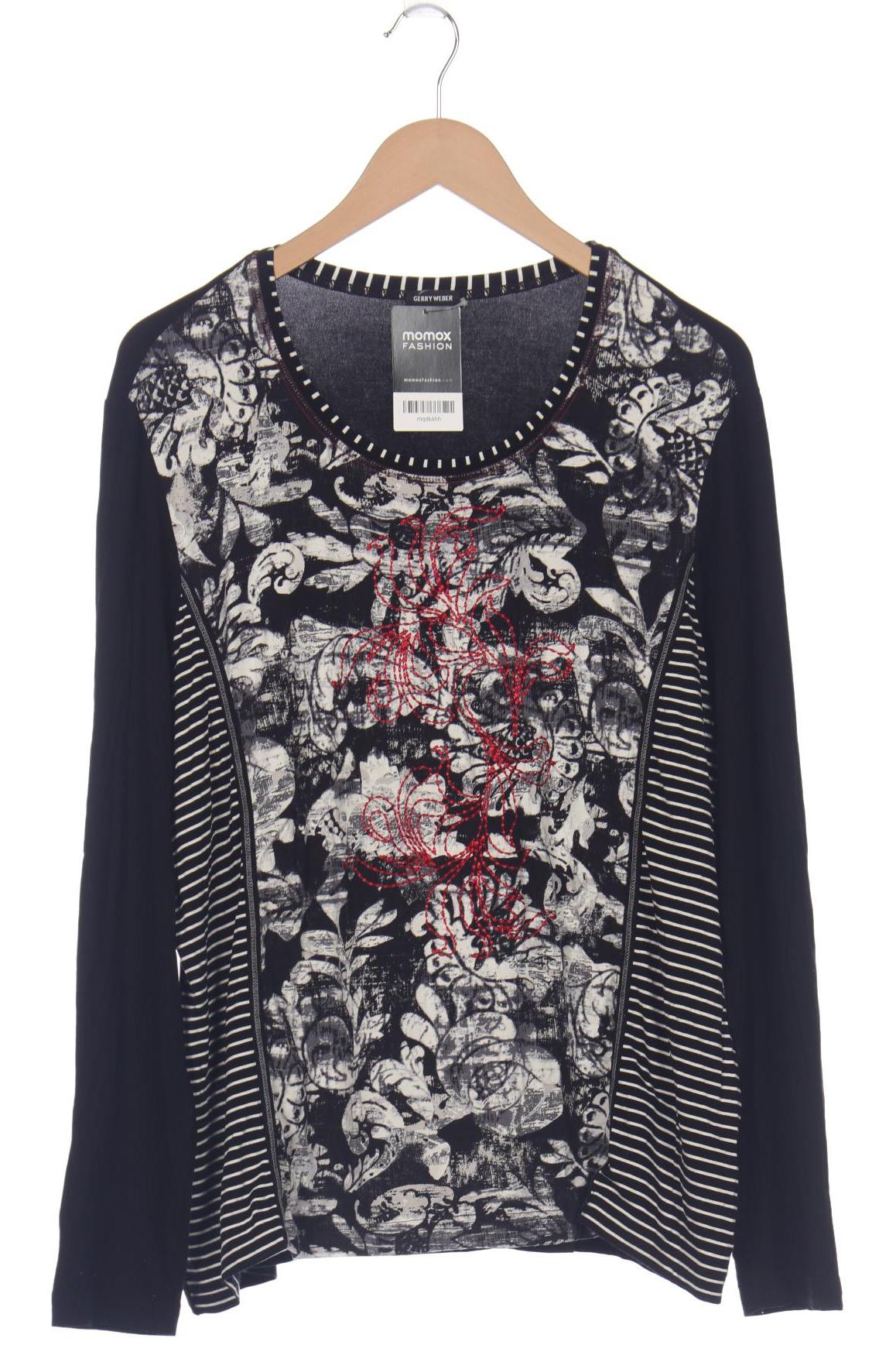 

Gerry Weber Damen Langarmshirt, schwarz, Gr. 48