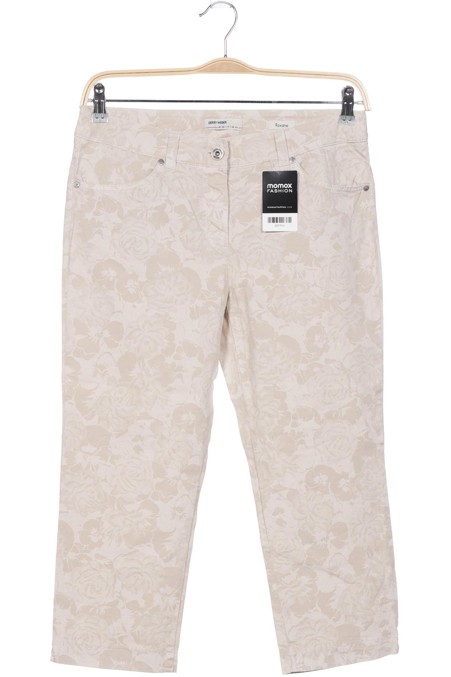 

Gerry Weber Damen Stoffhose, beige, Gr. 40