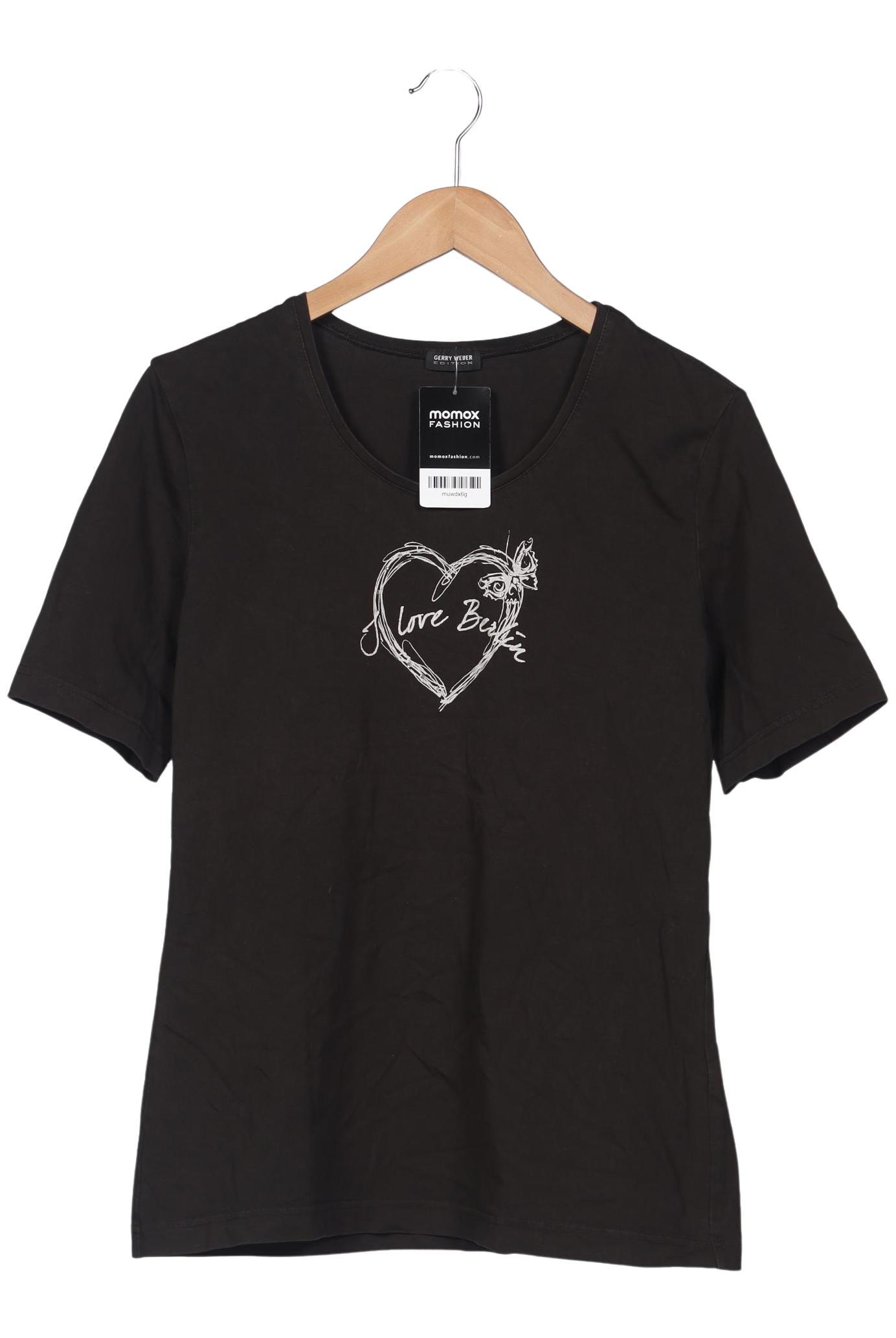 

Gerry Weber Damen T-Shirt, schwarz, Gr. 42