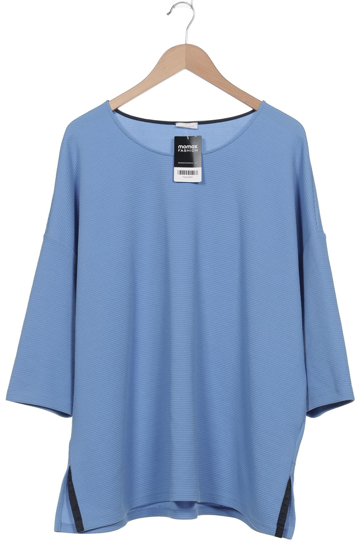 

Gerry Weber Damen Langarmshirt, blau, Gr. 48