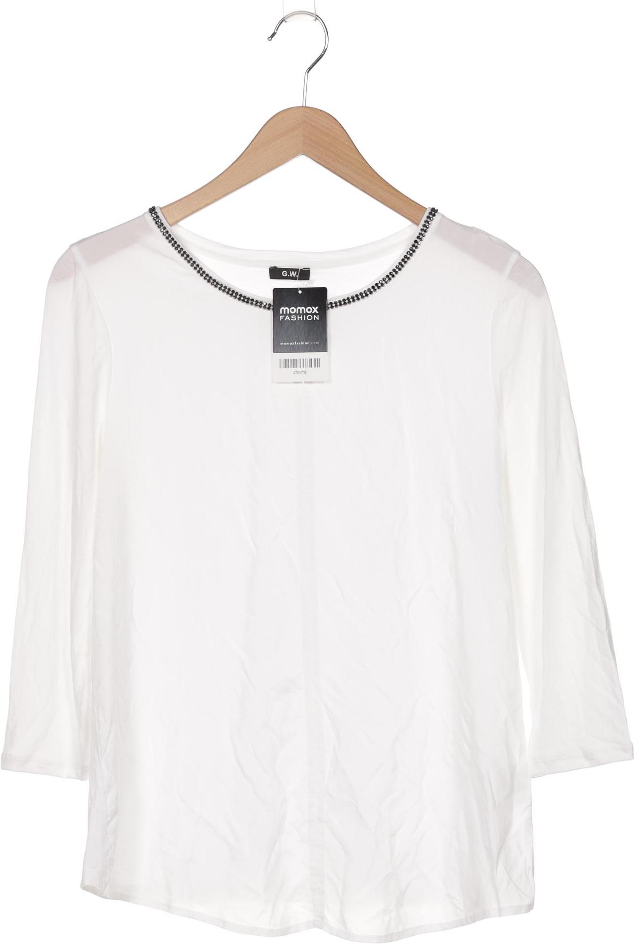 

Gerry Weber Damen Langarmshirt, weiß, Gr. 40