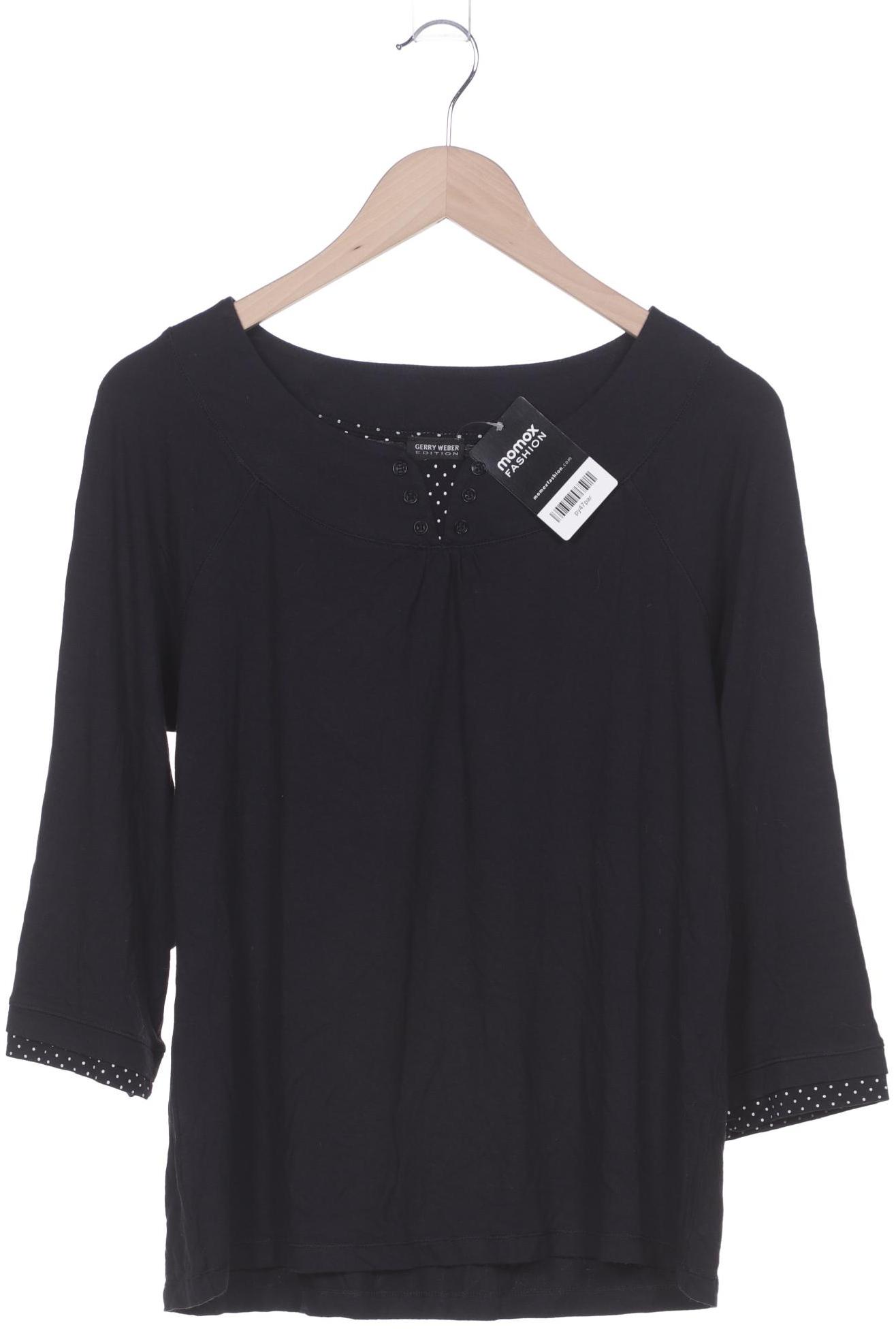 

Gerry Weber Damen Langarmshirt, schwarz, Gr. 42
